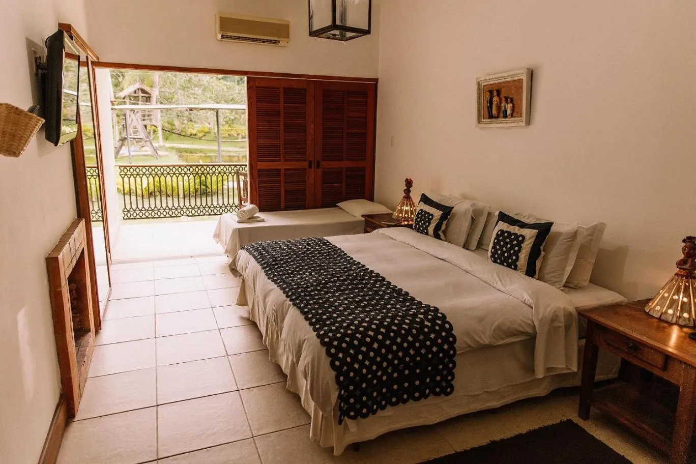 Bed in Resort Fazenda 3 Pinheiros