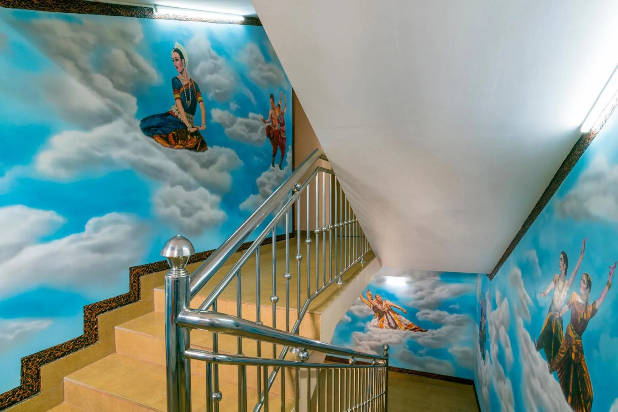 Patio, Bed in Blue Bell Cochin Airport Hotel