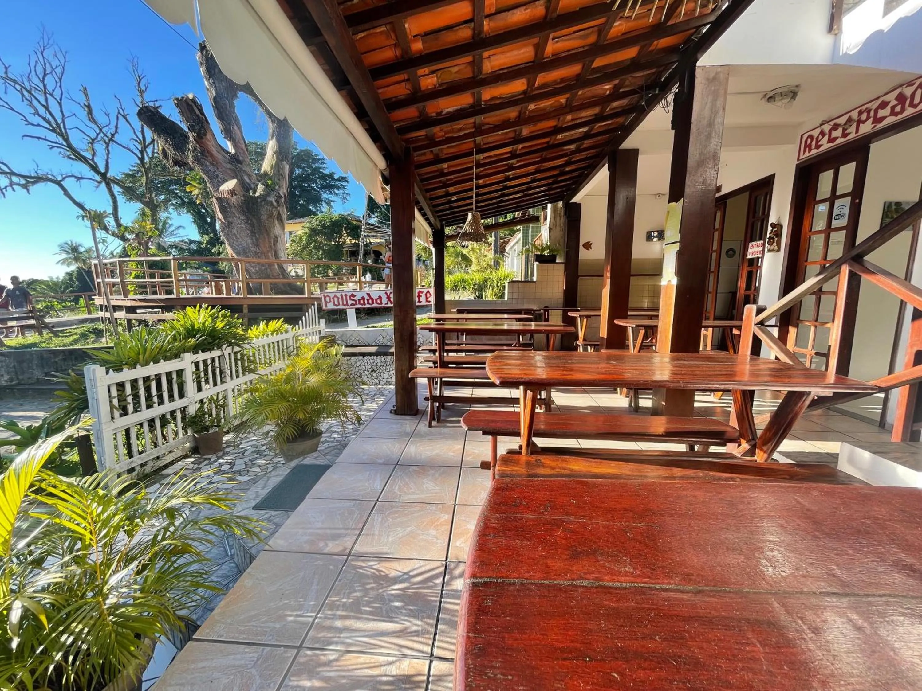 Dining area in Pousada Xerife