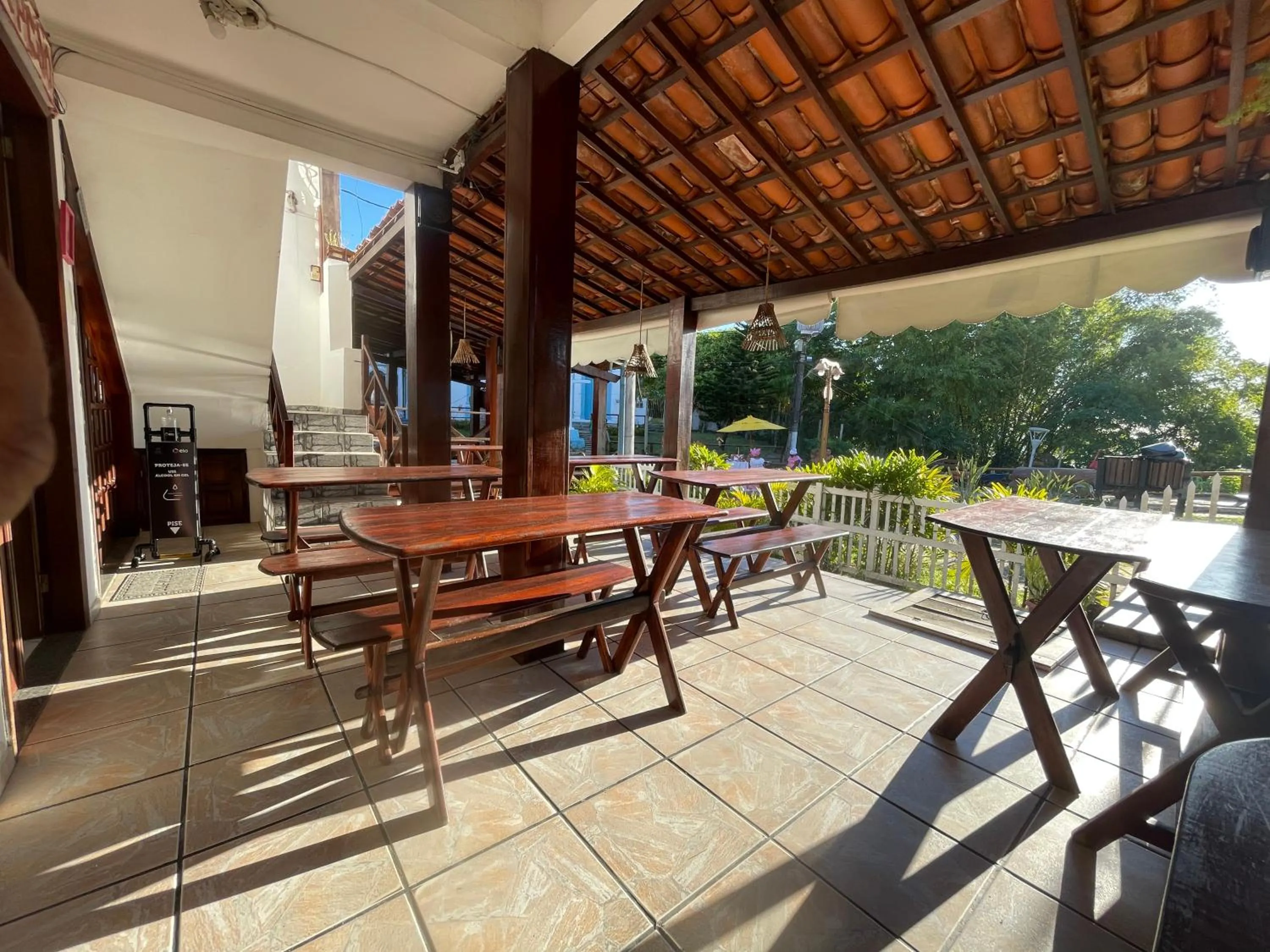 Patio in Pousada Xerife