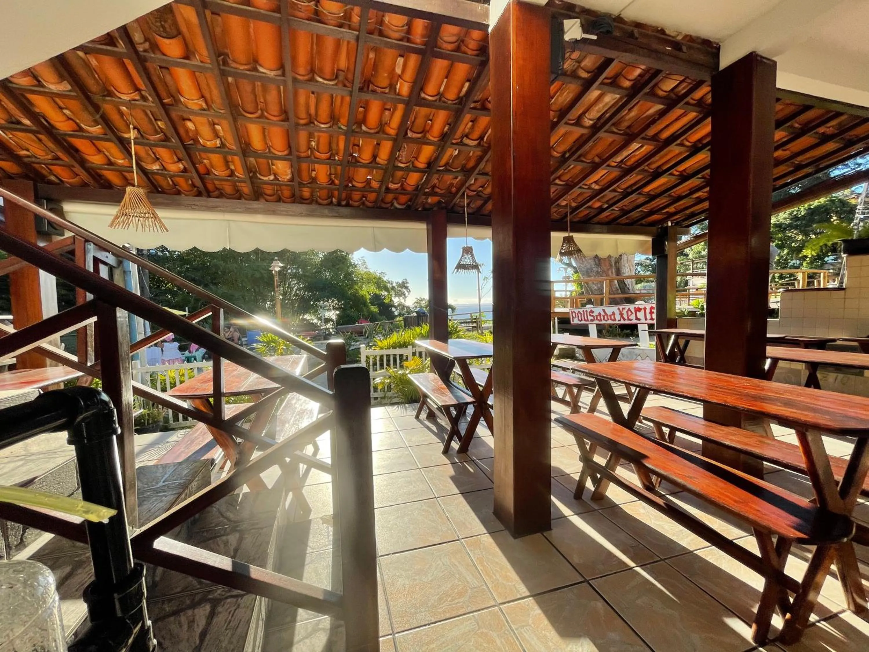 Balcony/Terrace in Pousada Xerife