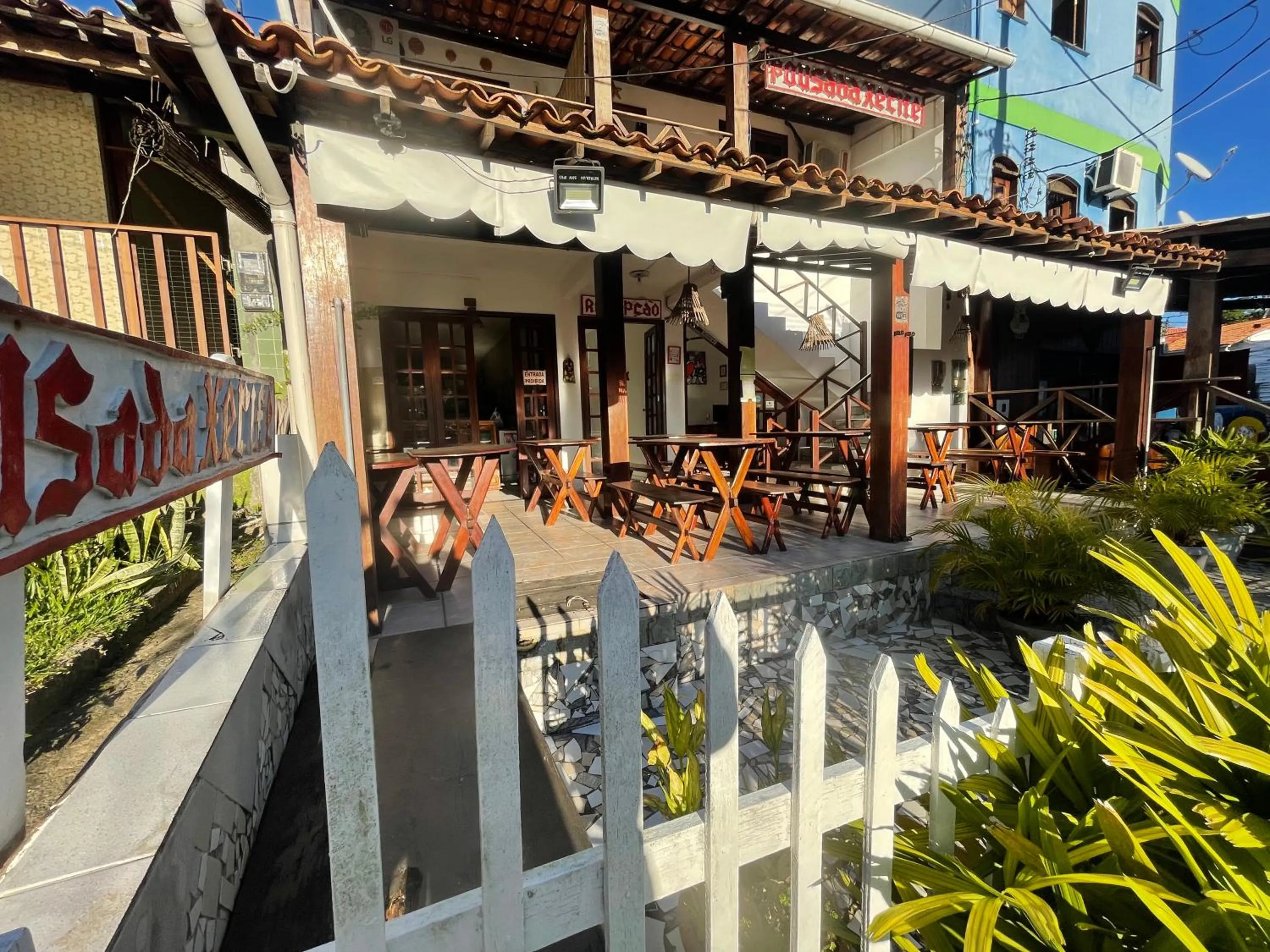 Patio in Pousada Xerife