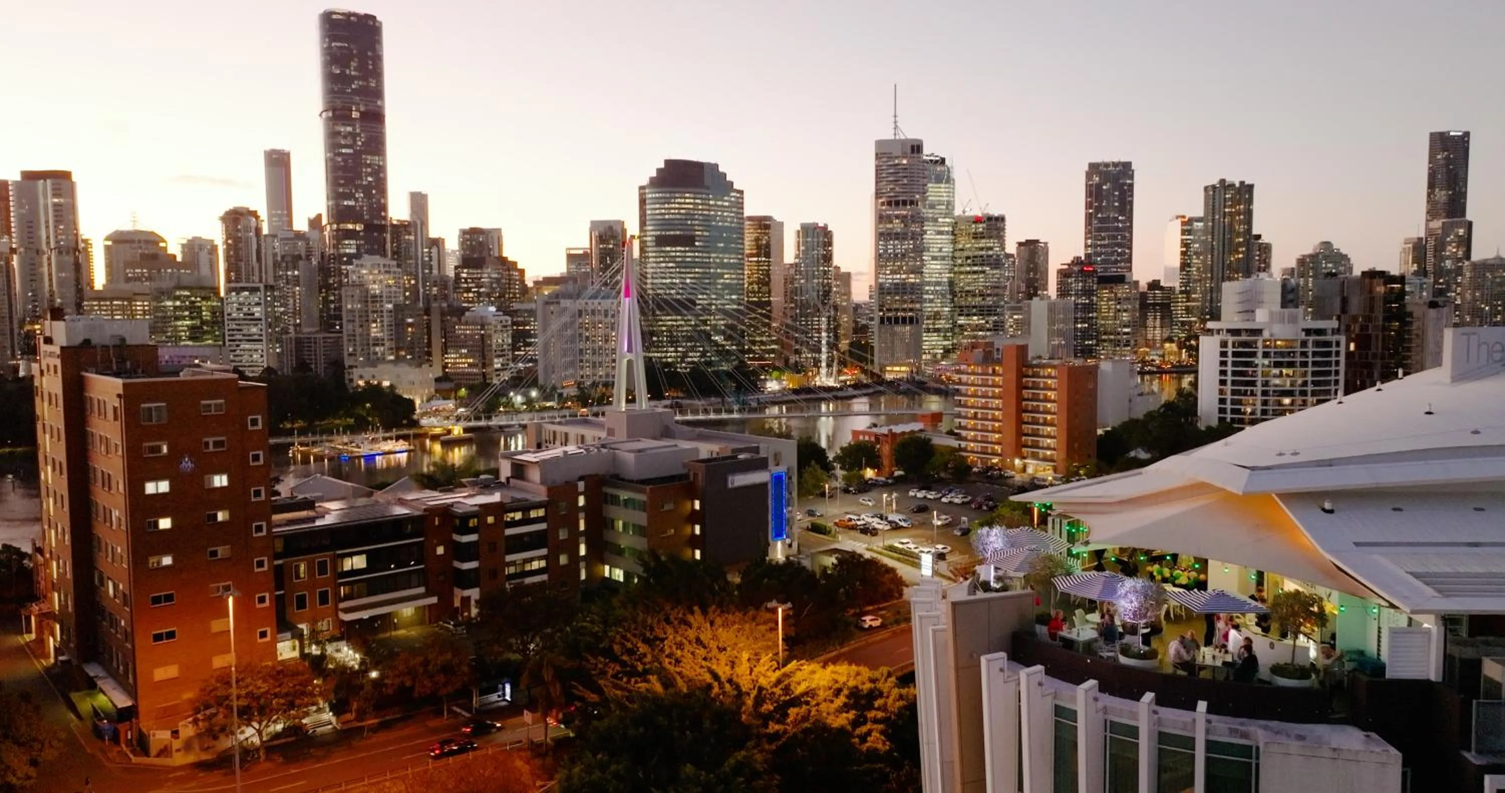View (from property/room) in The Point Brisbane Hotel