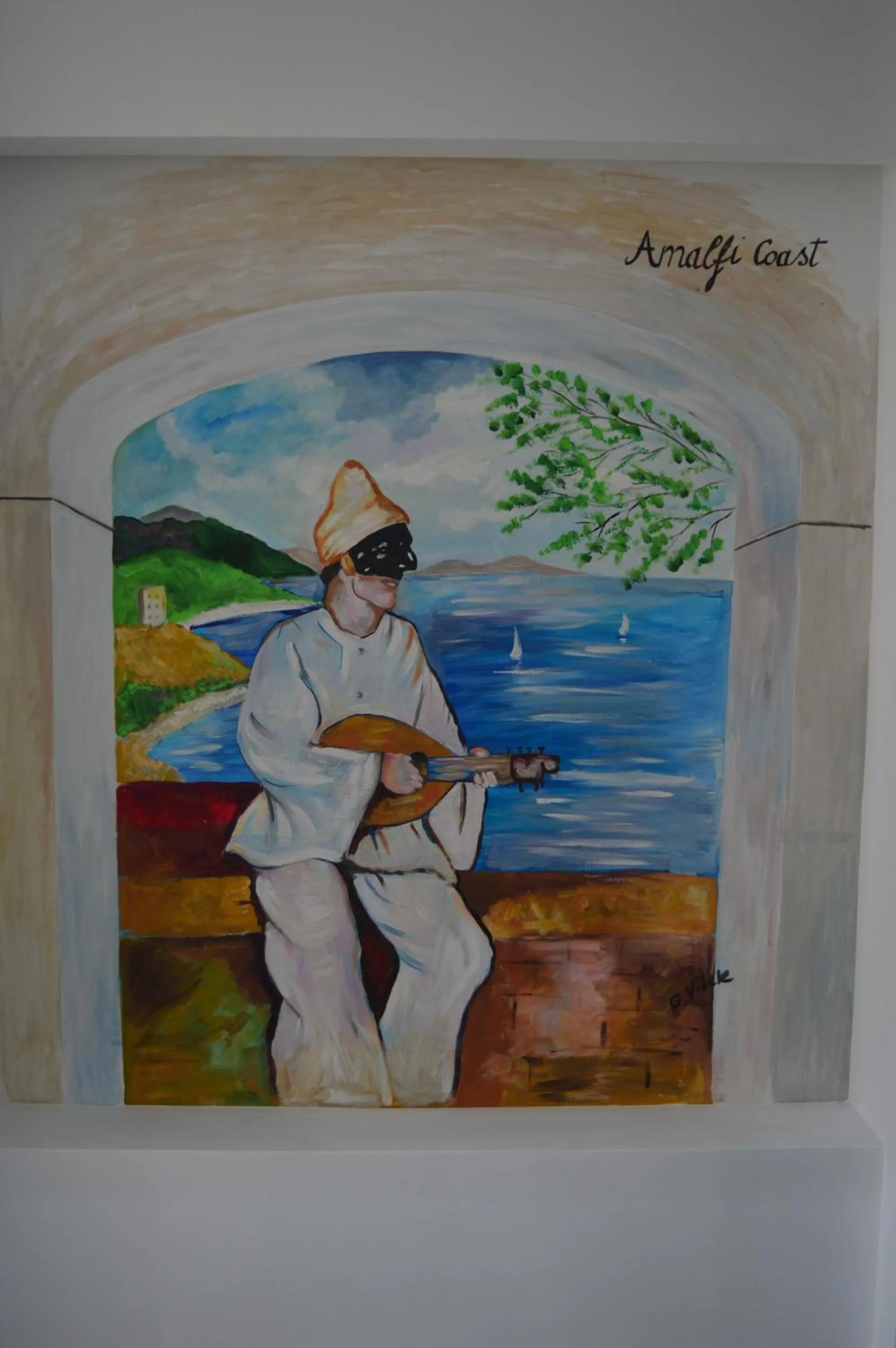 Decorative detail in B&B Vesuvius