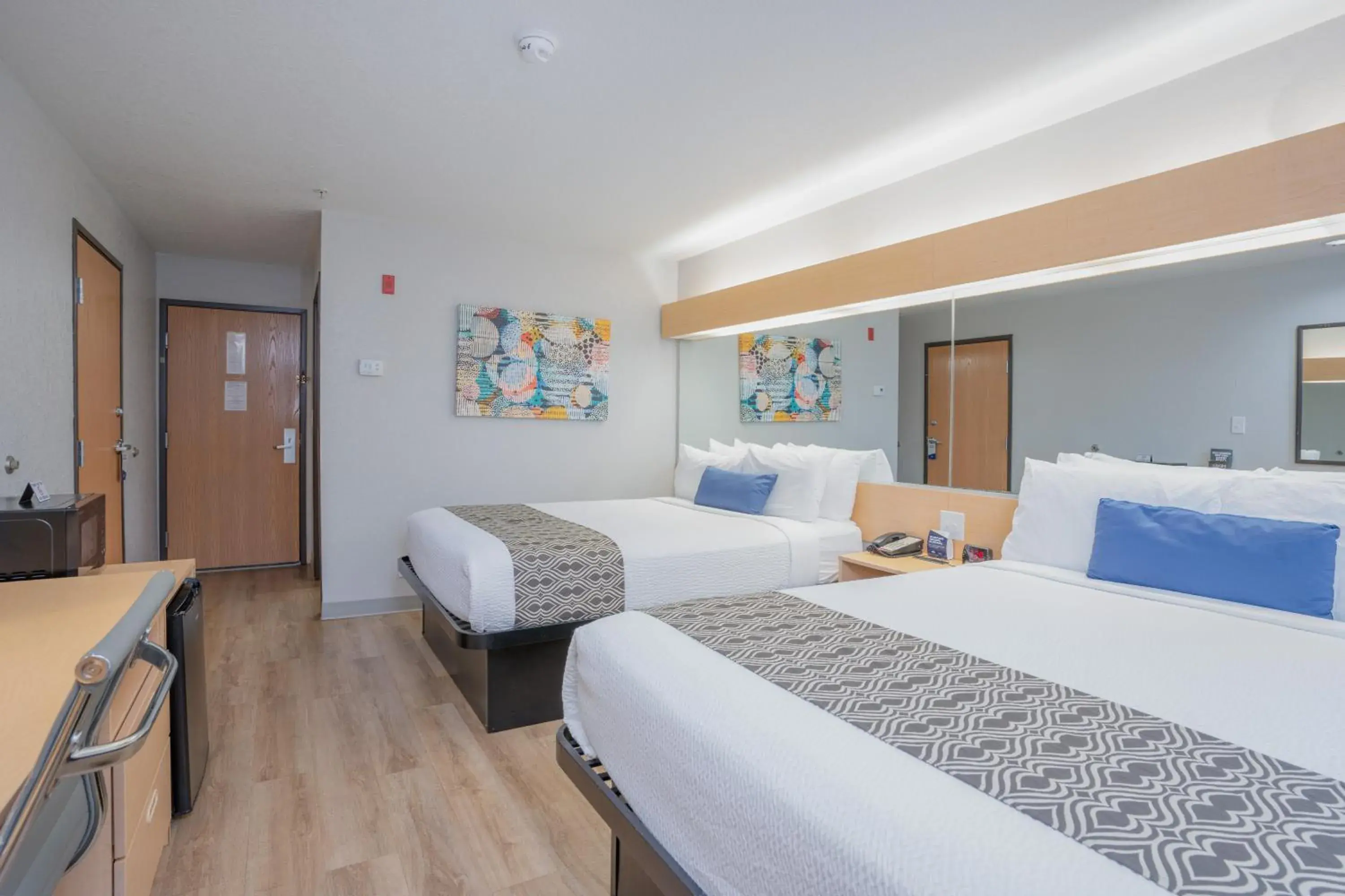 Queen Room with Two Queen Beds - Mobility Access/Non-Smoking in Microtel Inn & Suites by Wyndham Albertville Queen Room with Two Queen Beds - Mobility Access/Non-Smoking in Microtel Inn & Suites by Wyndham Albertville