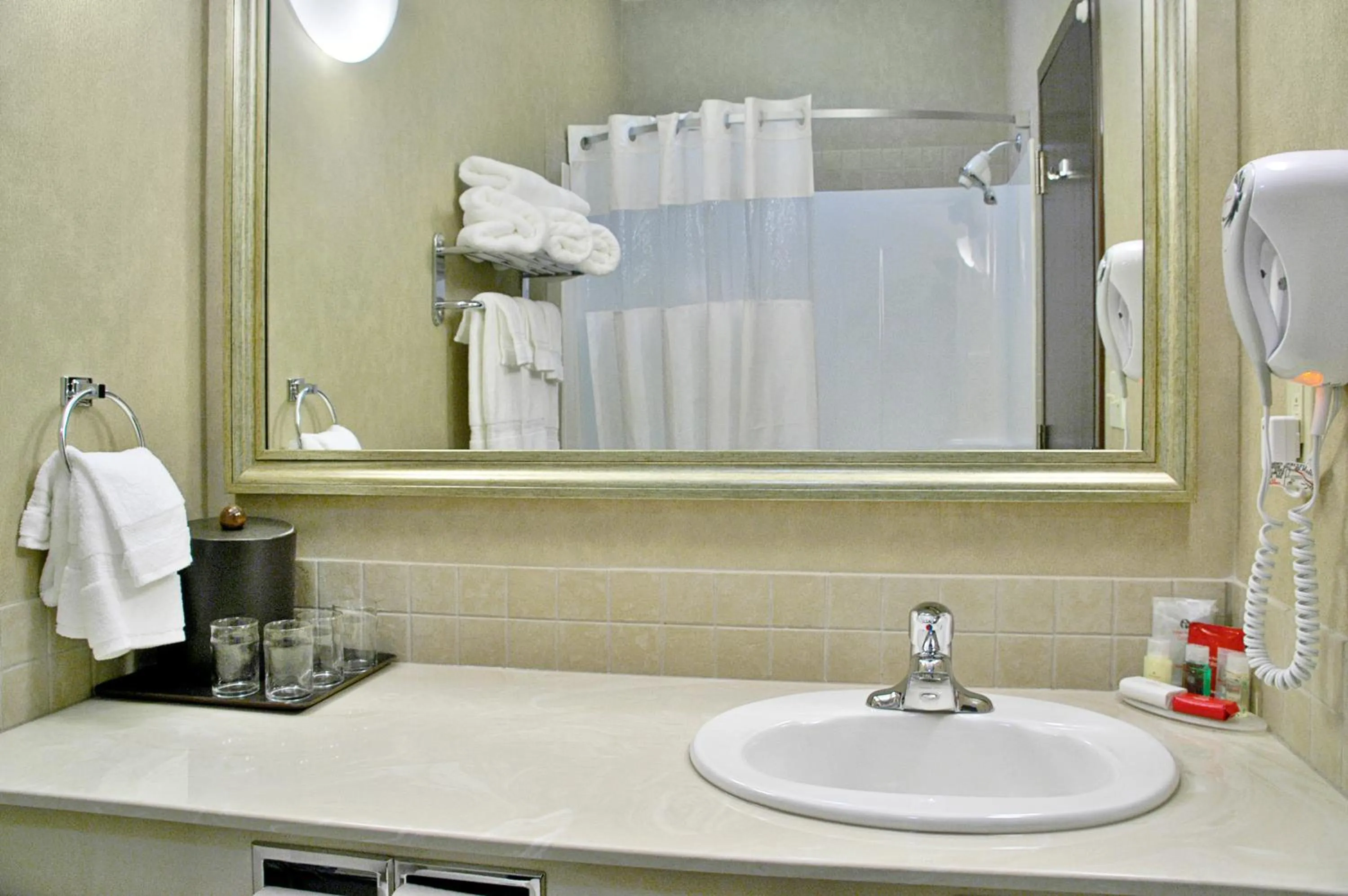 Bathroom in Ramada by Wyndham Stettler