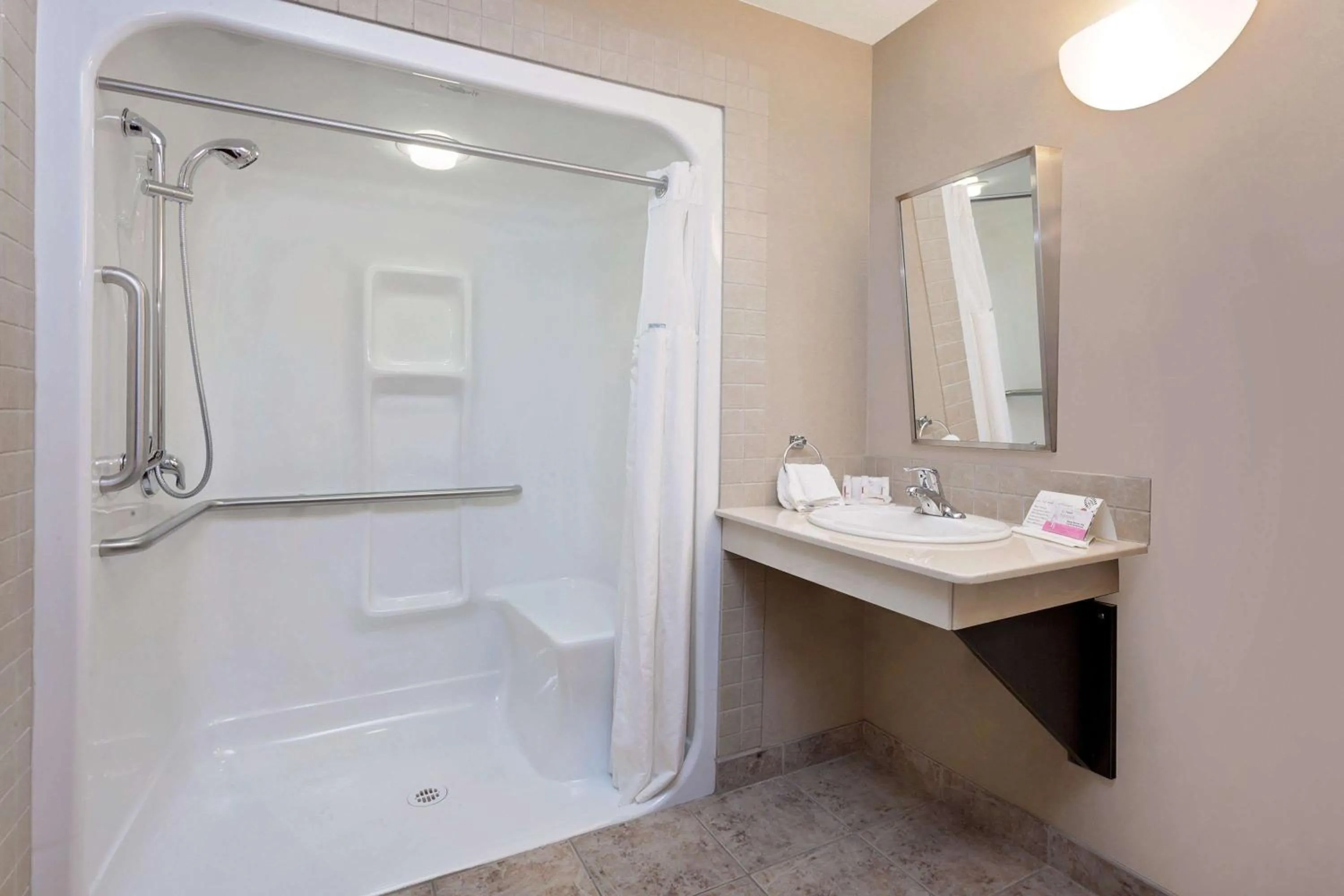 Bathroom in Ramada by Wyndham Stettler