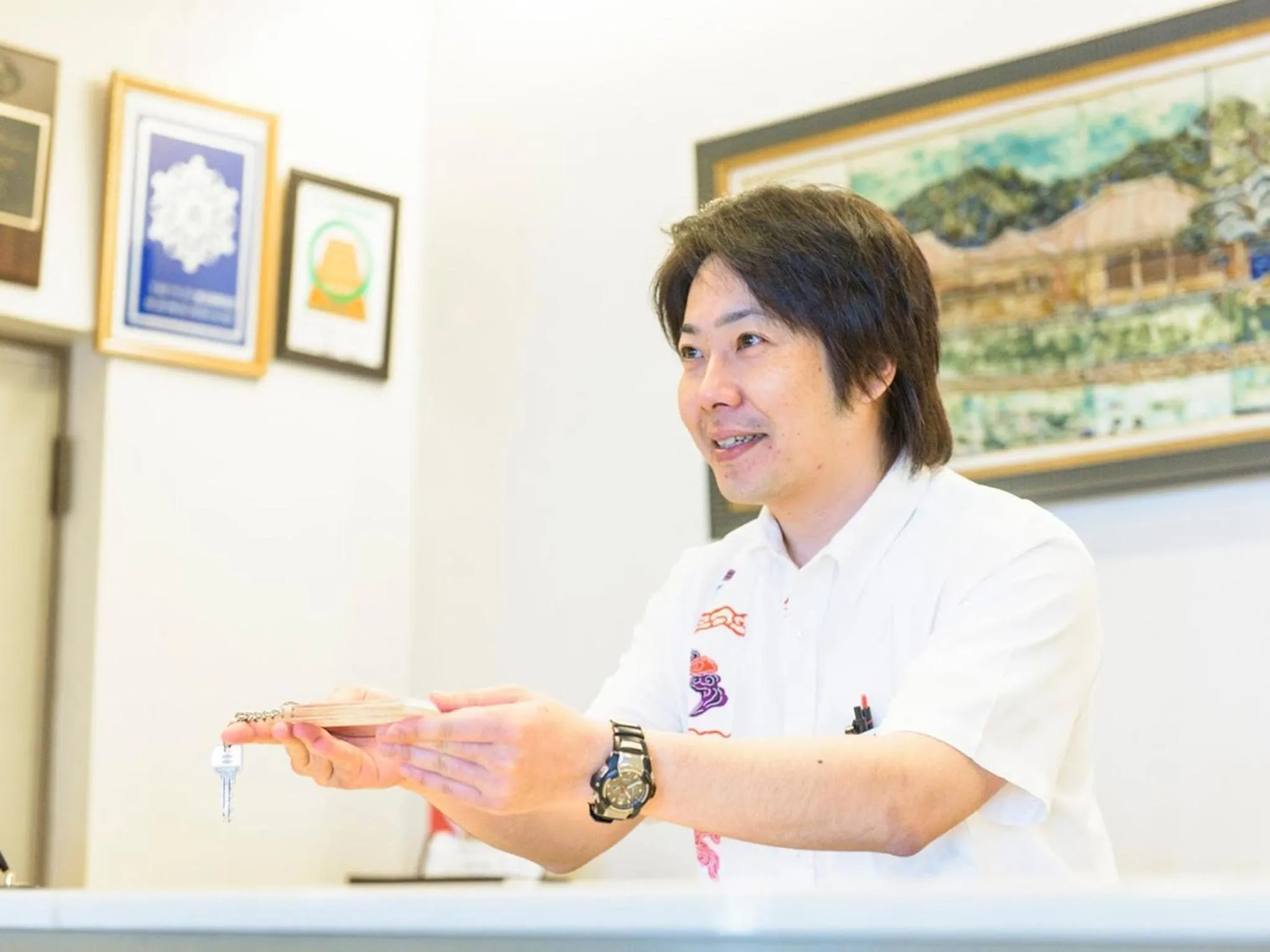 Staff in Kanehide Onna Marine View Palace