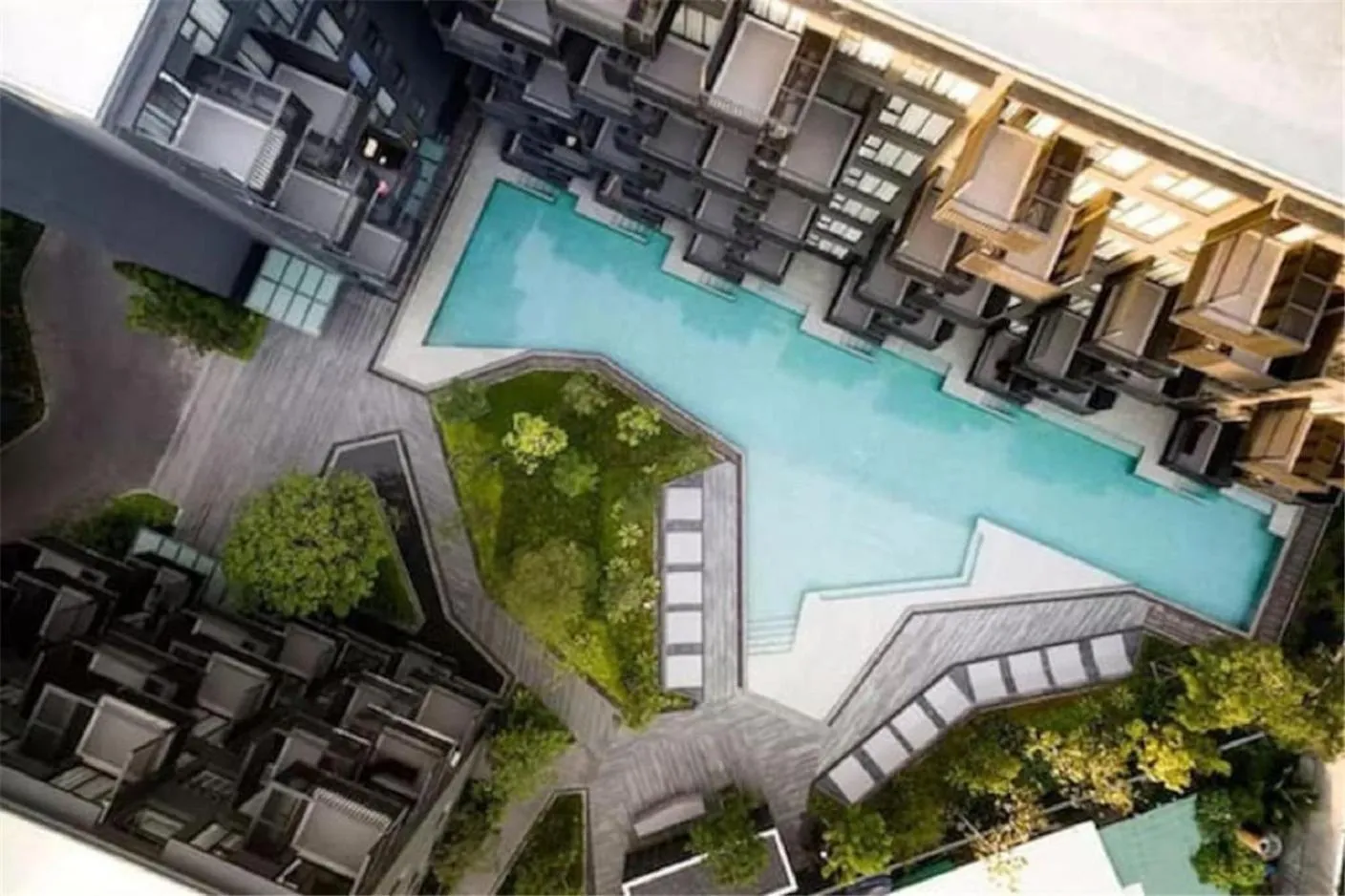 Bird's eye view in The Deck Patong by VIP