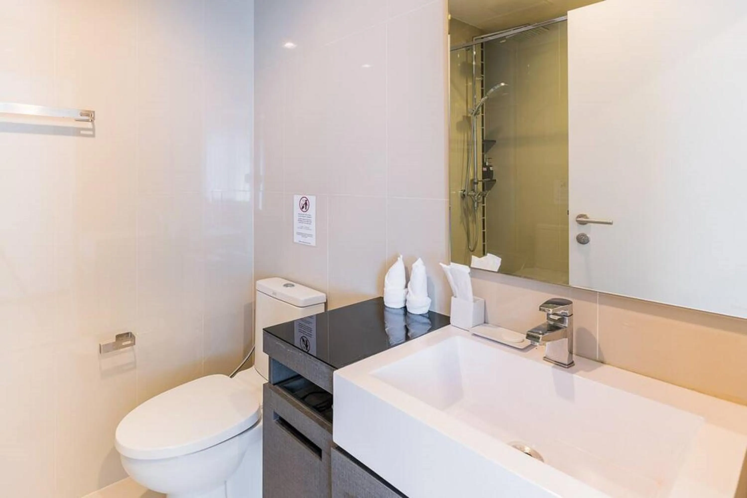 Bathroom in The Deck Patong by VIP