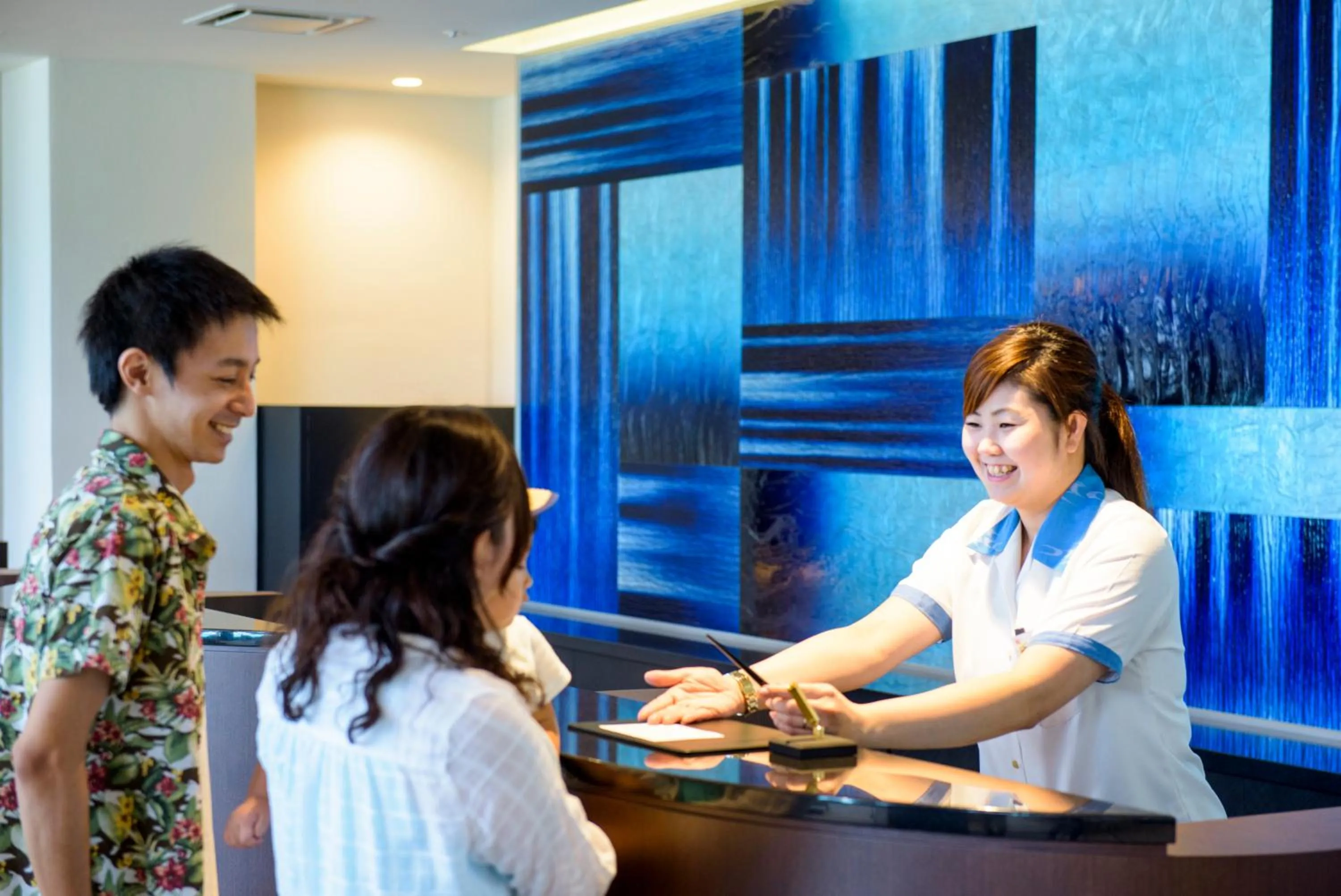 Lobby or reception in Kanehide Kise Beach Palace
