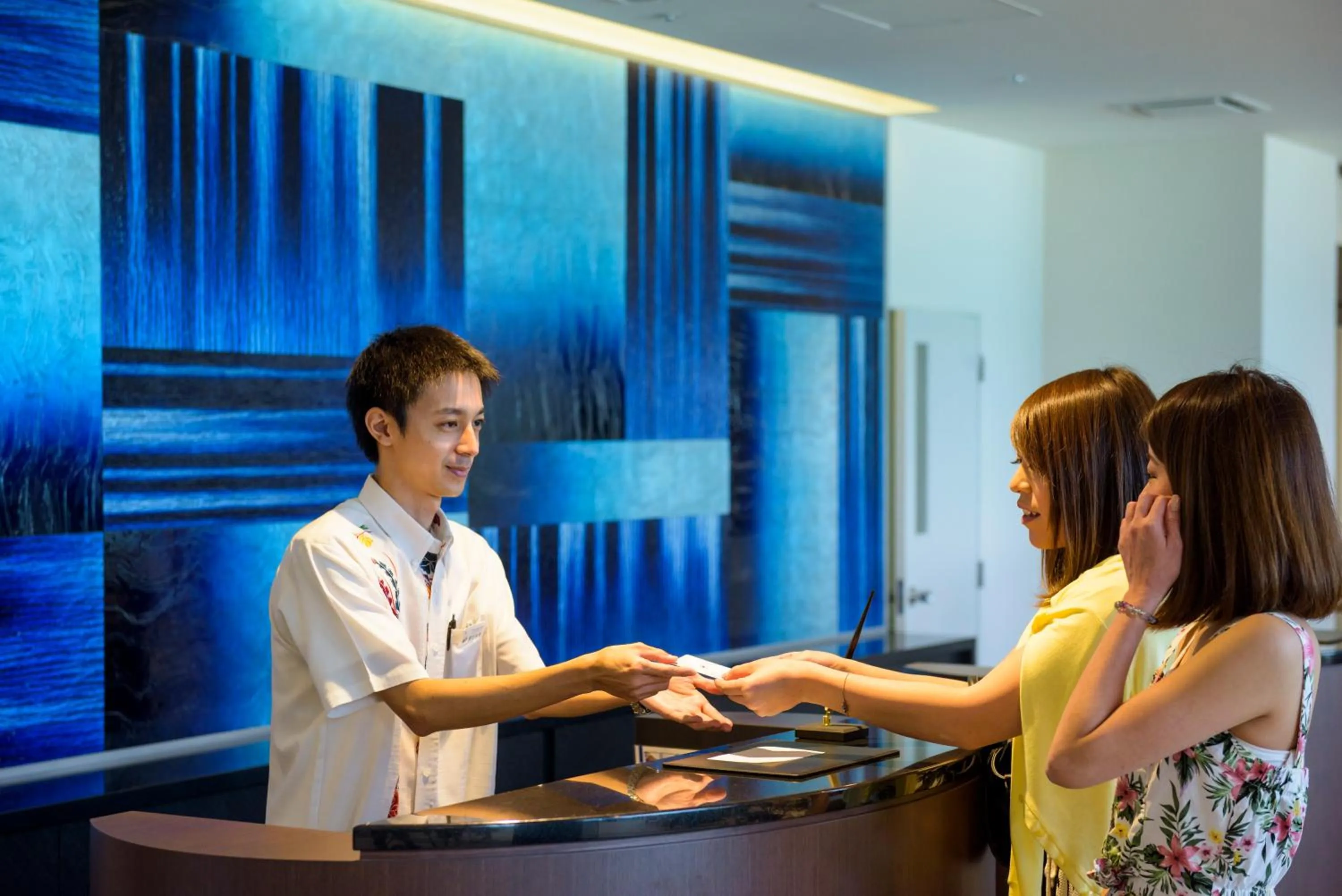 Lobby or reception in Kanehide Kise Beach Palace