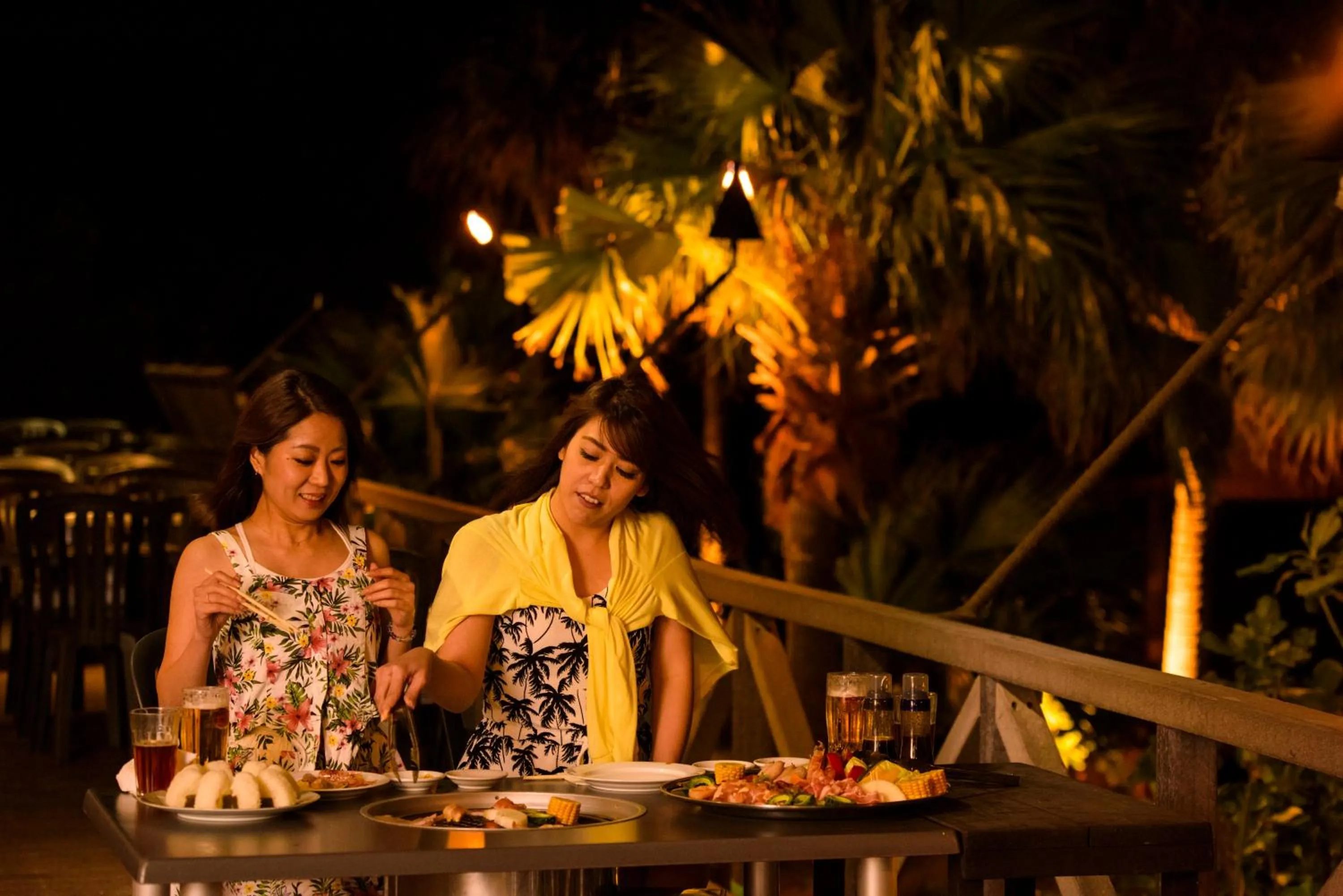 BBQ facilities in Kanehide Kise Beach Palace