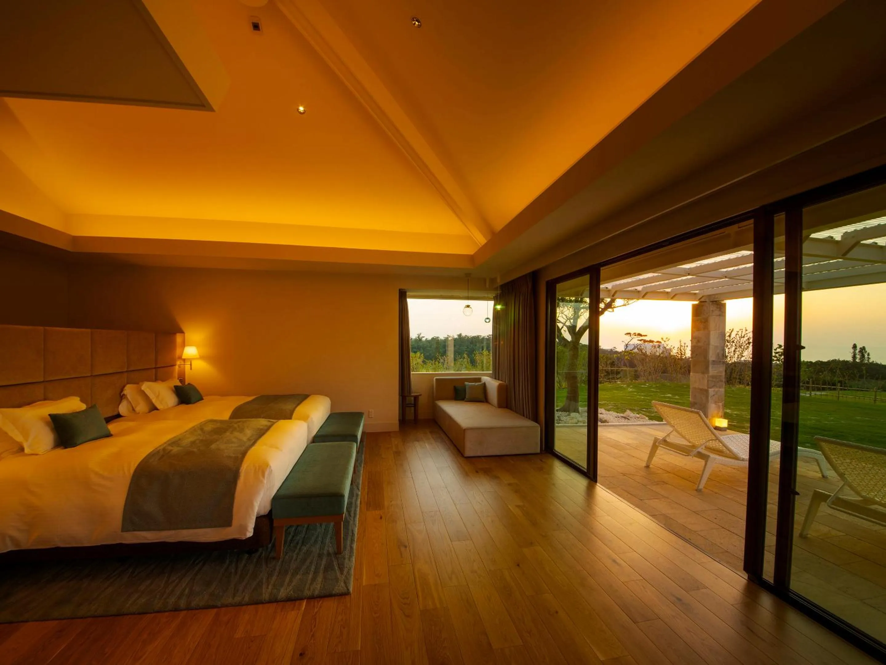 Bed in Kanehide Kise Country Club