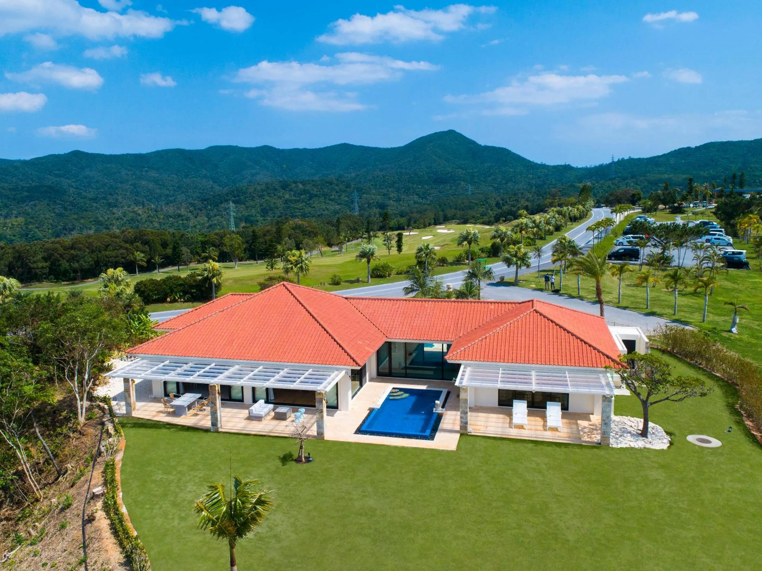 Bird's eye view in Kanehide Kise Country Club