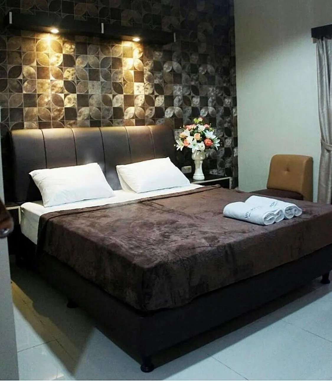 Bed in Grand Krakatau Hotel Serang