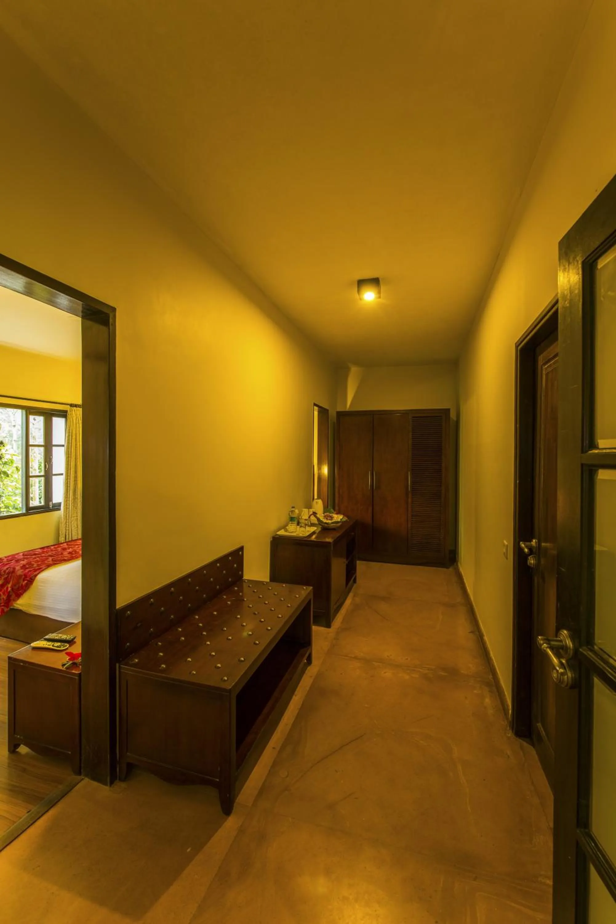 Bathroom, Bed in The Windflower Resort & Spa, Coorg