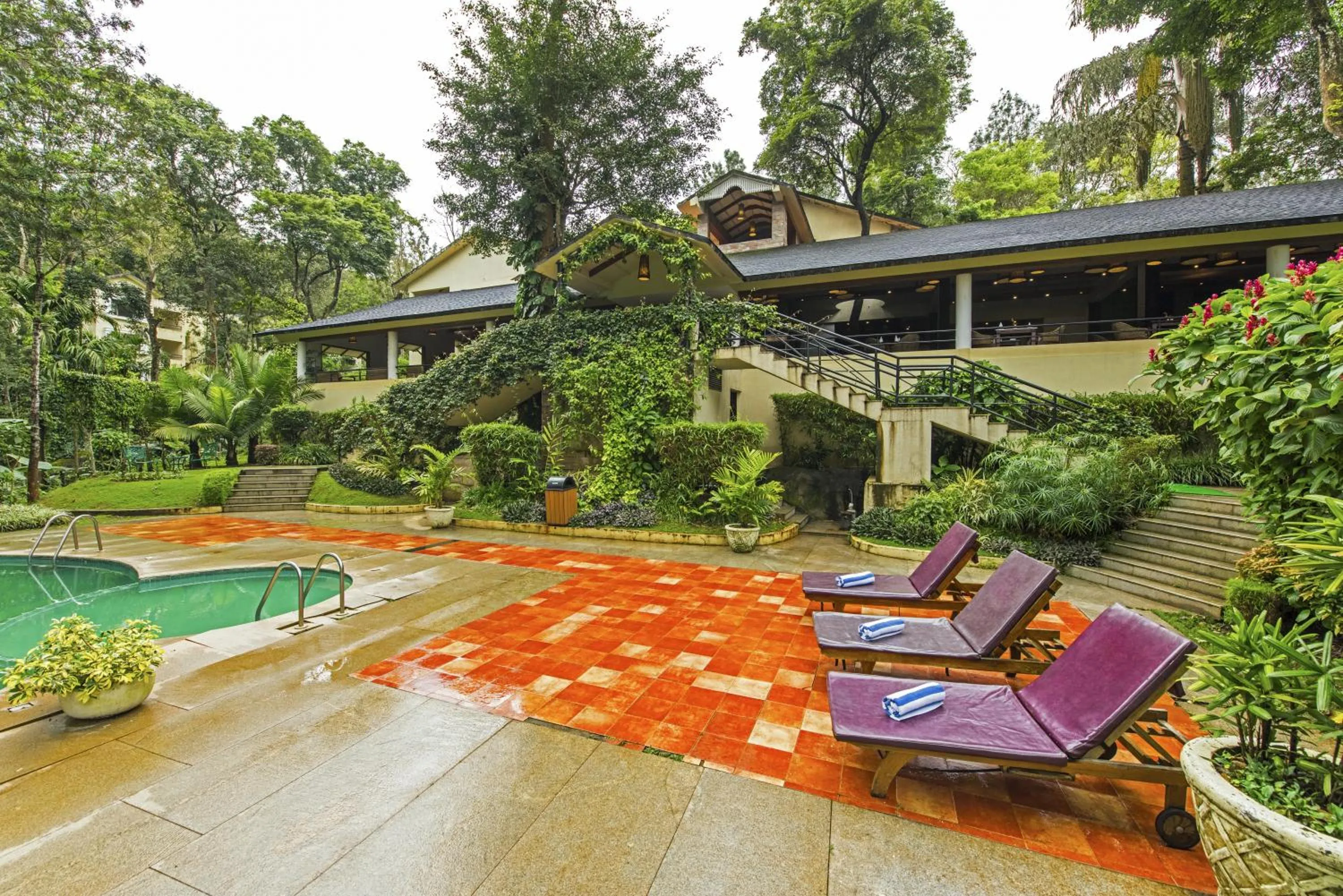 Swimming pool in The Windflower Resort & Spa, Coorg
