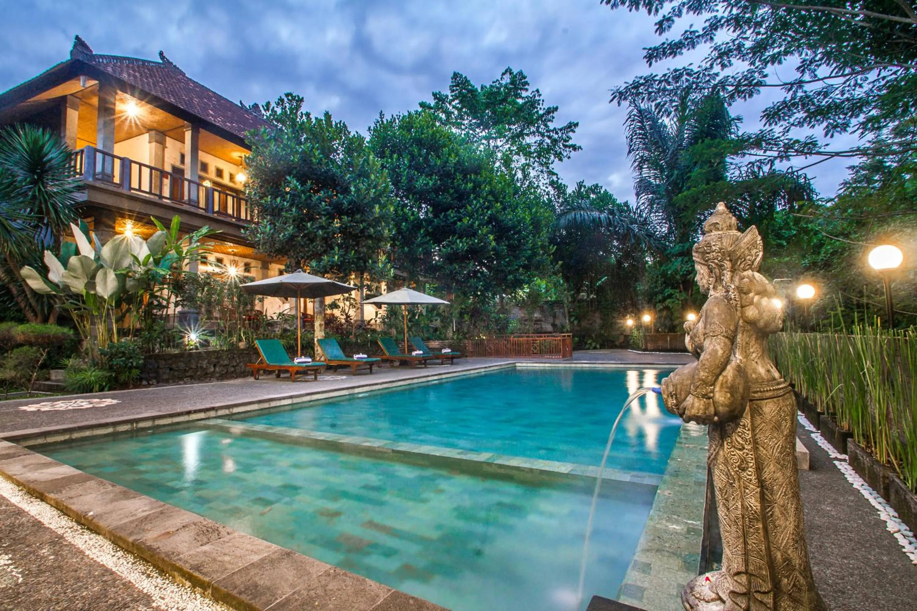 Swimming pool in Adi Jaya Cottages Ubud Suites by EPS - CHSE Certified