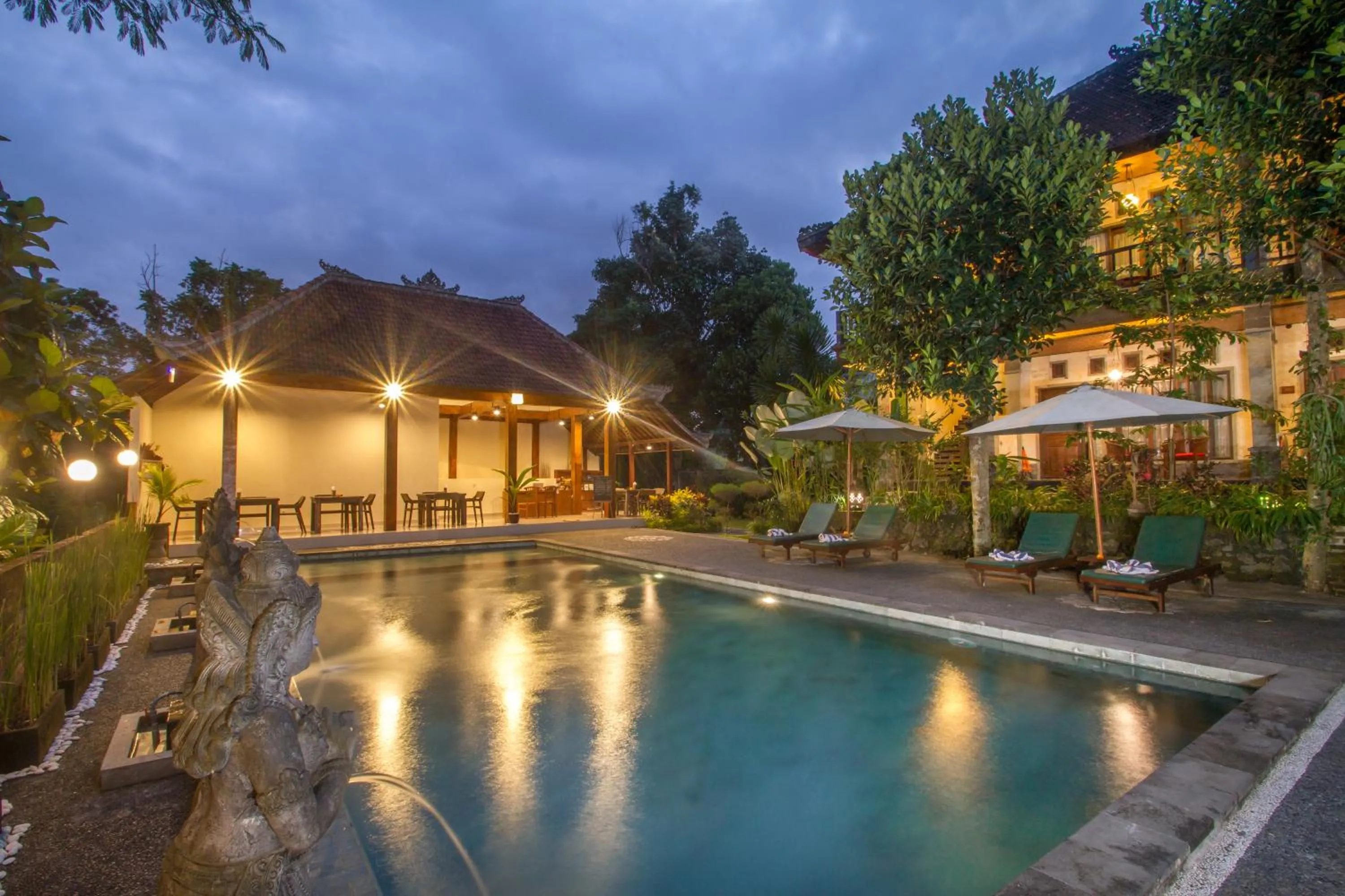 Swimming pool in Adi Jaya Cottages Ubud Suites by EPS - CHSE Certified