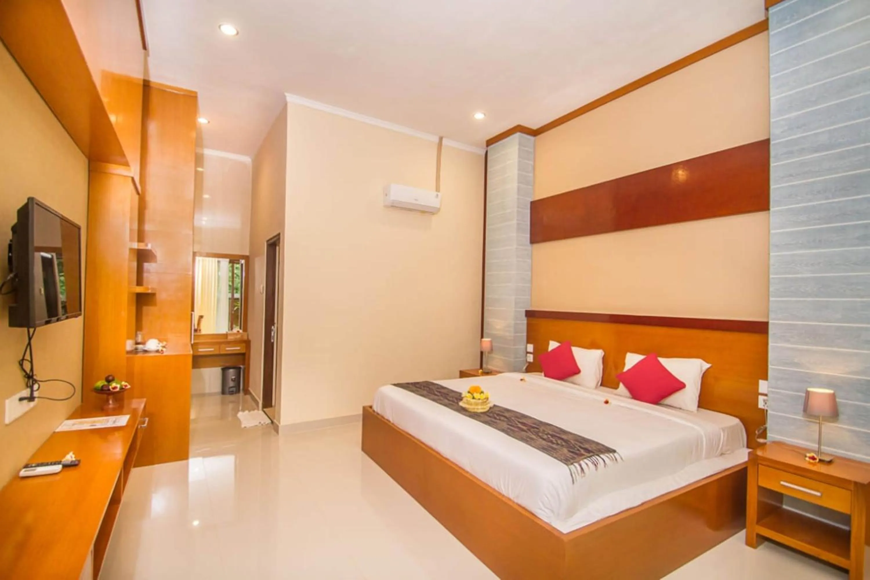 Bed in Adi Jaya Cottages Ubud Suites by EPS - CHSE Certified