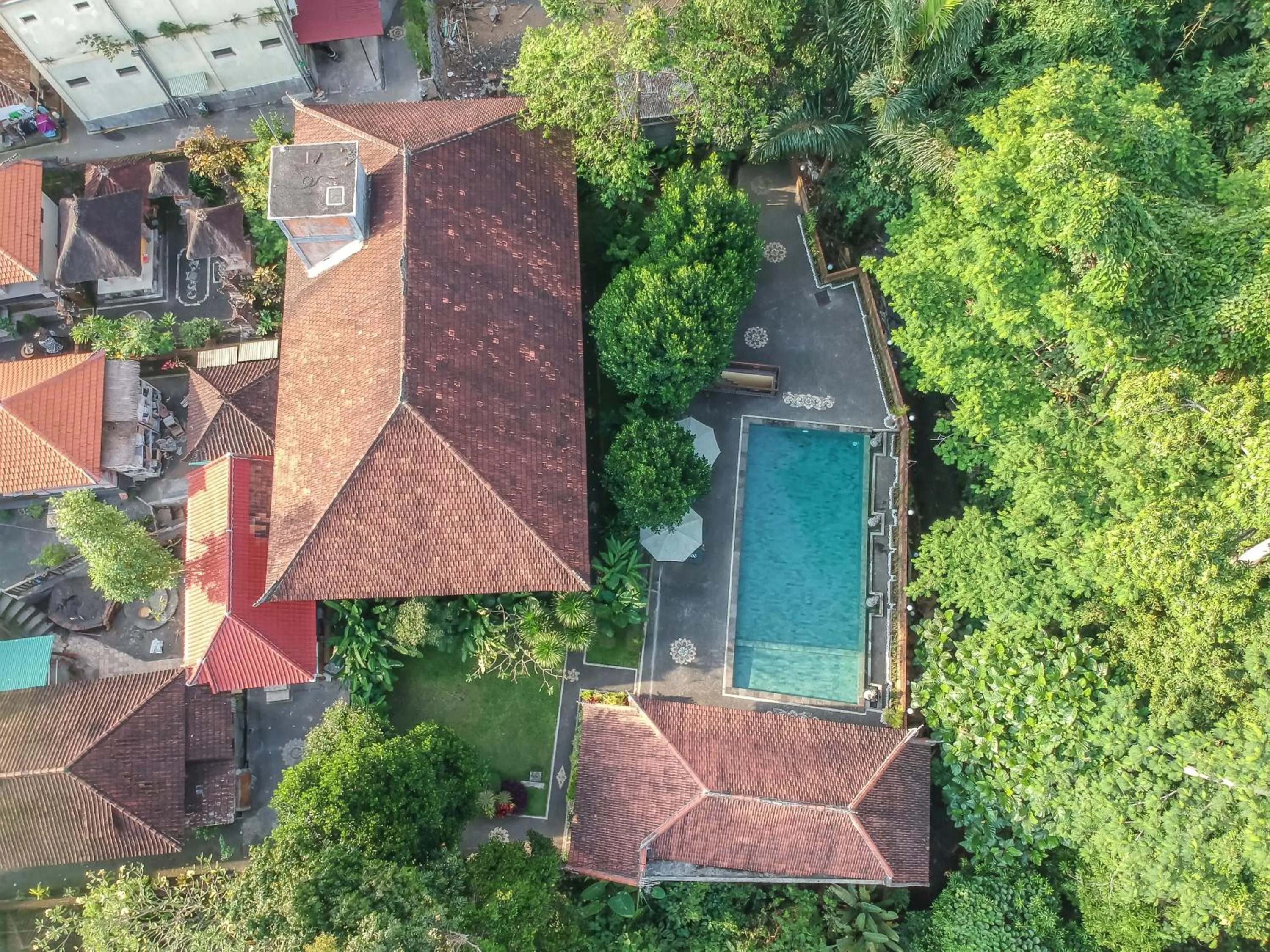 Bird's eye view in Adi Jaya Cottages Ubud Suites by EPS - CHSE Certified