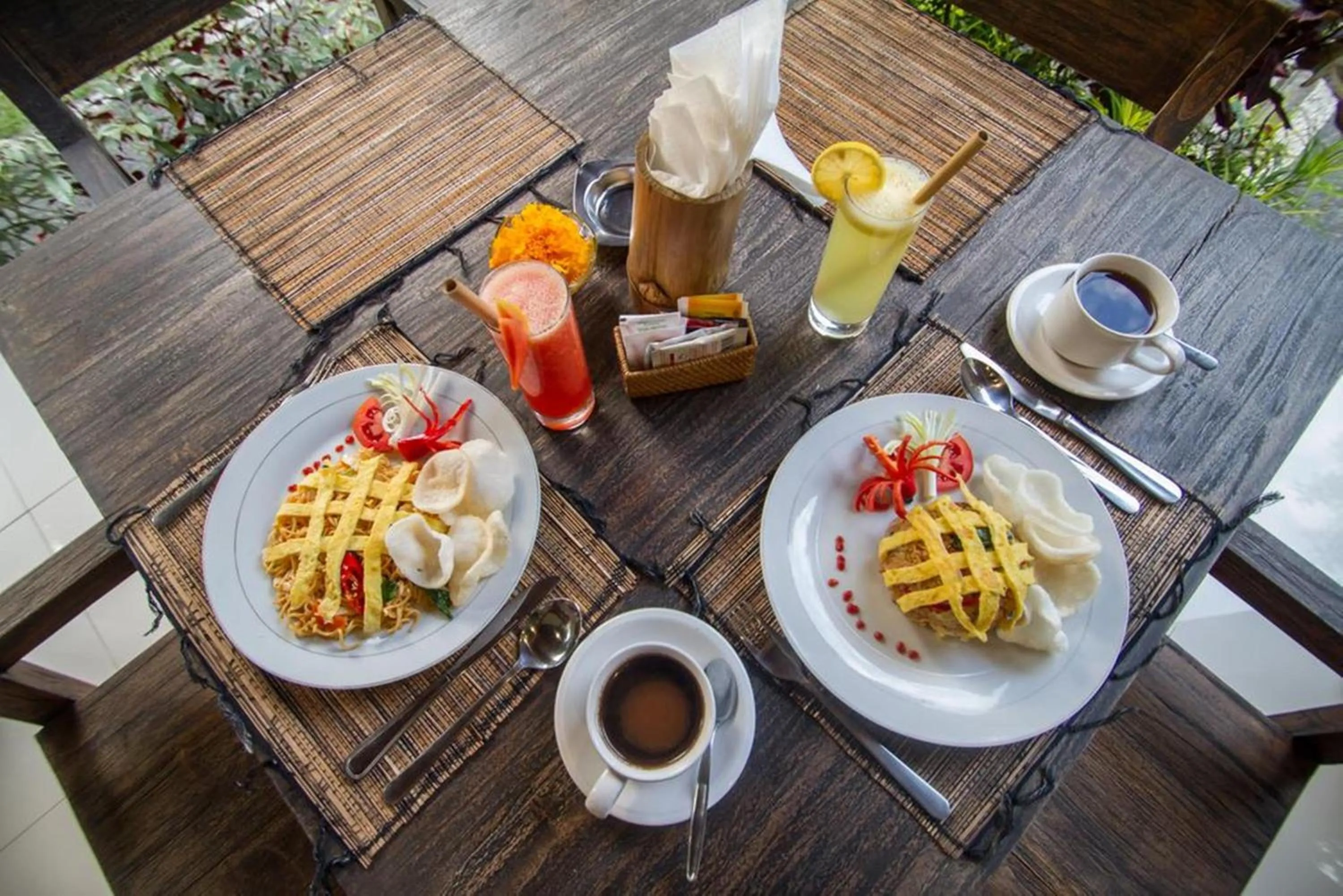 Food and drinks in Adi Jaya Cottages Ubud Suites by EPS - CHSE Certified