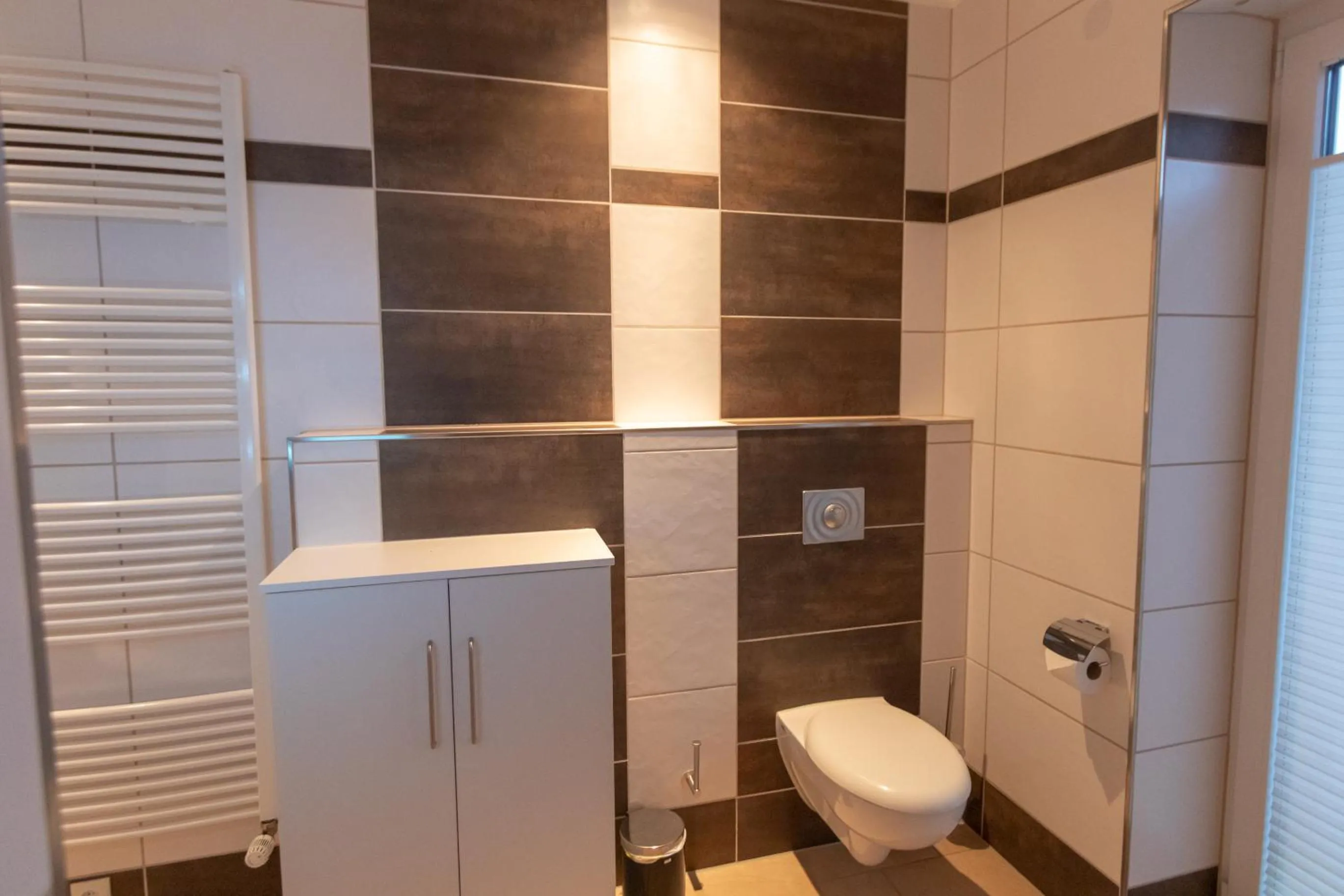 Toilet in Motel Am Bürgerpark