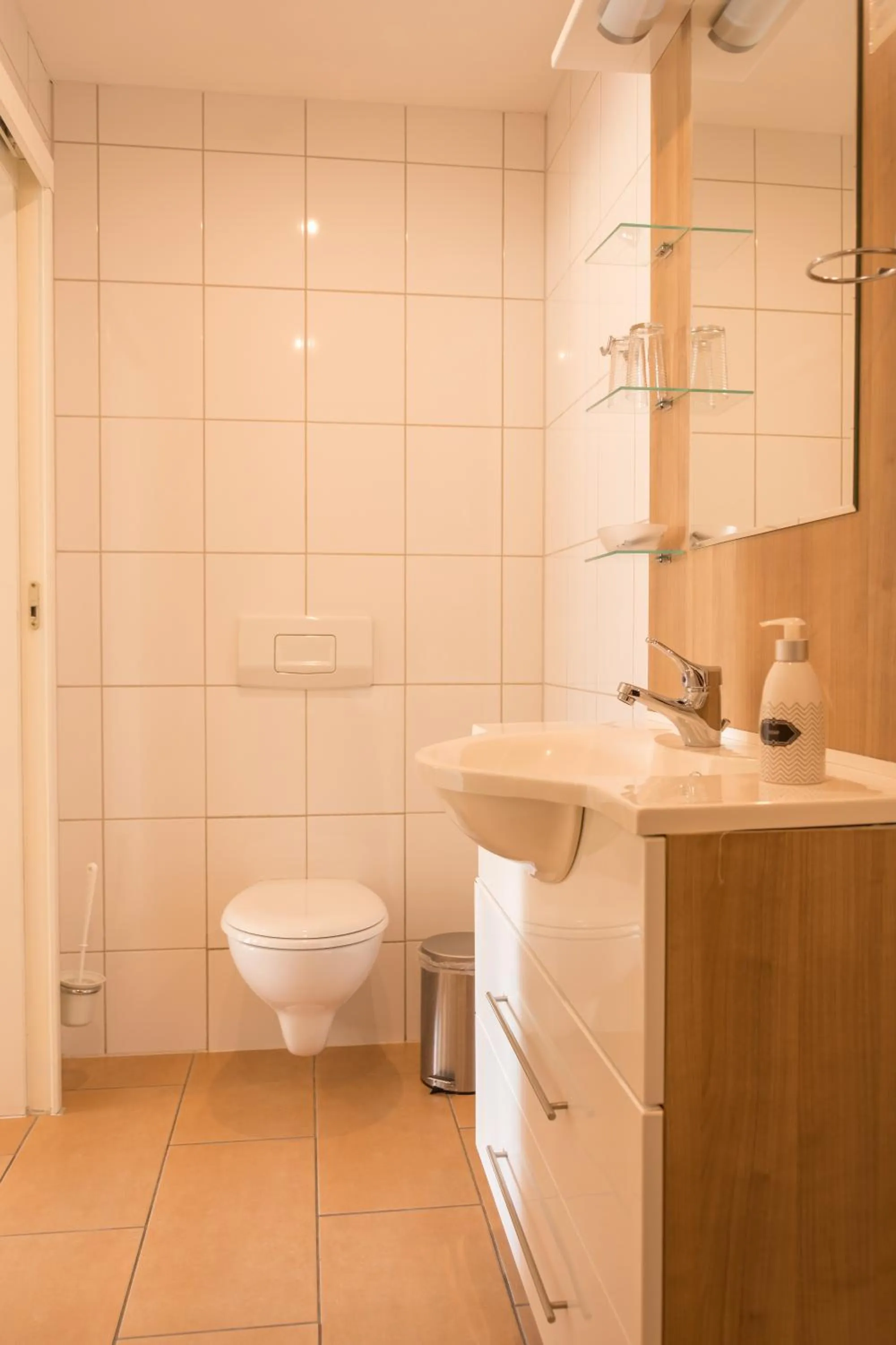 Bathroom in Motel Am Bürgerpark