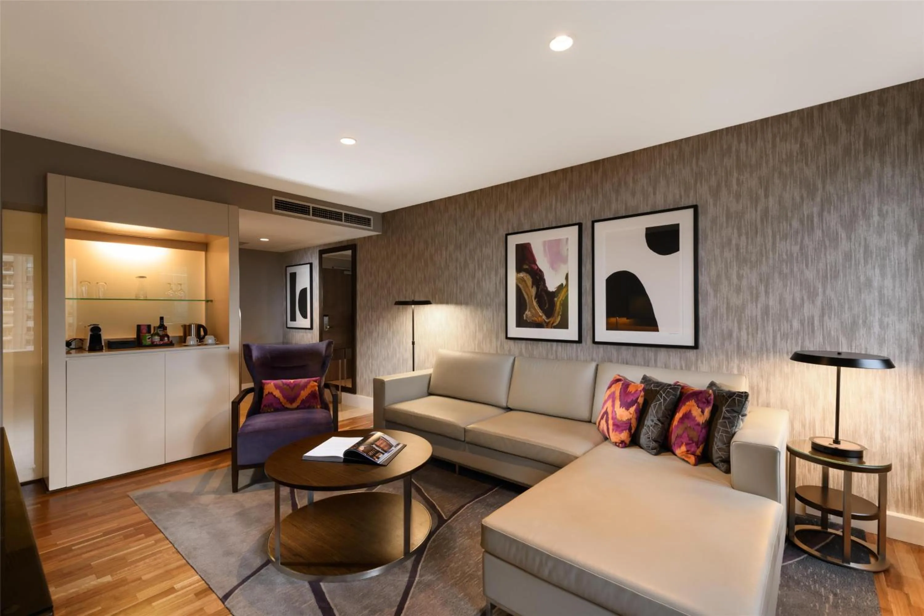 Living room in Hilton Sydney