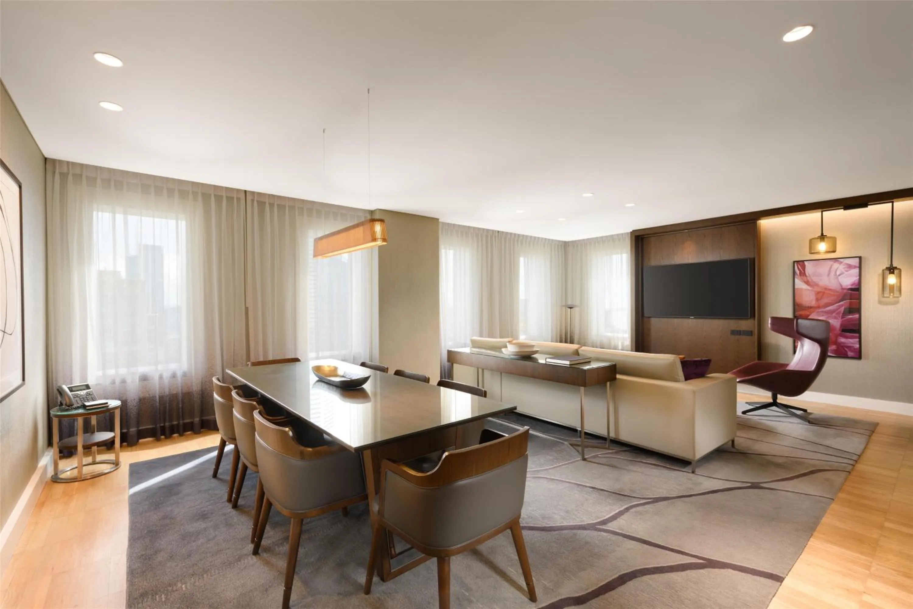 Living room in Hilton Sydney