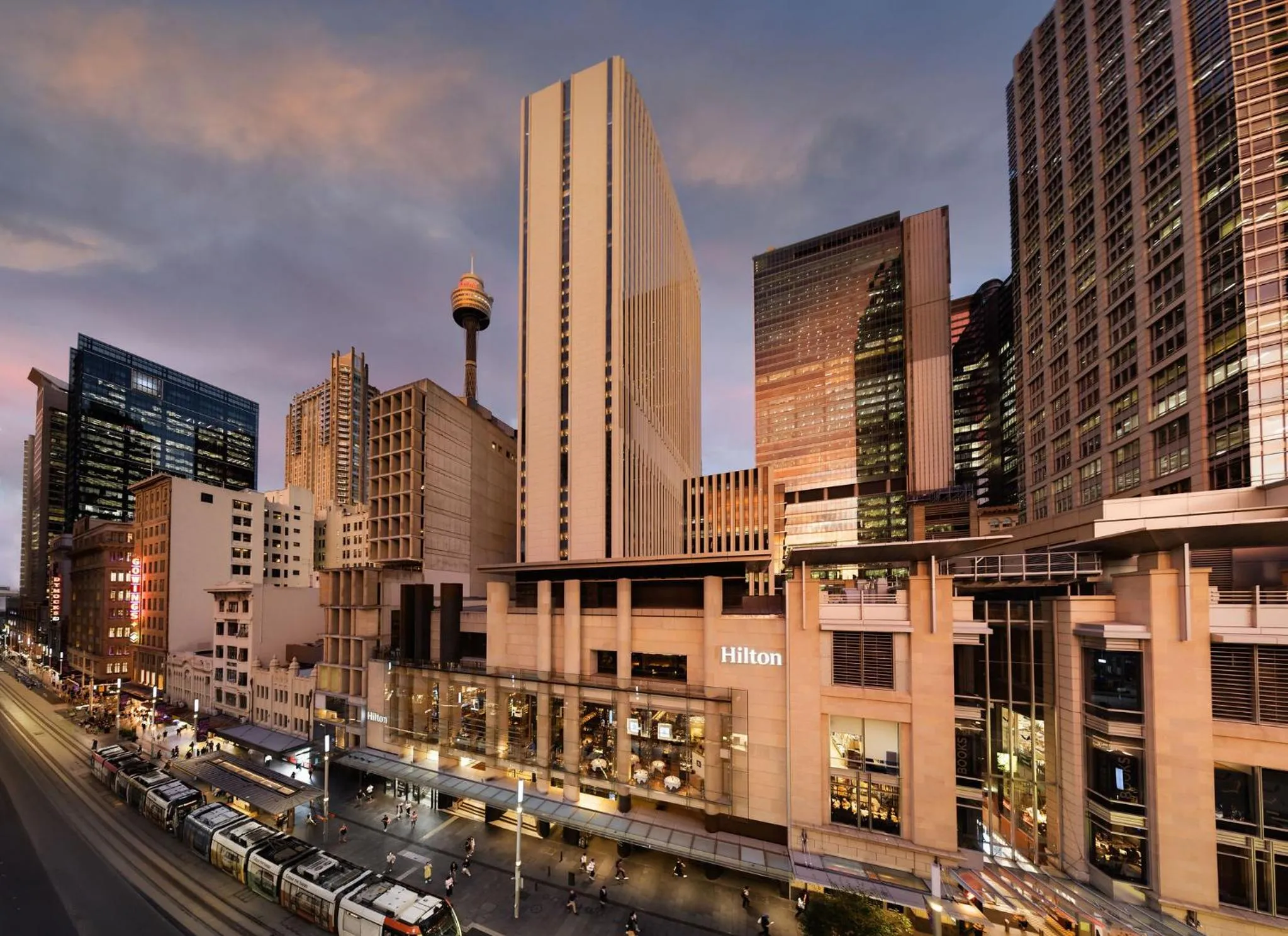 Street view in Hilton Sydney