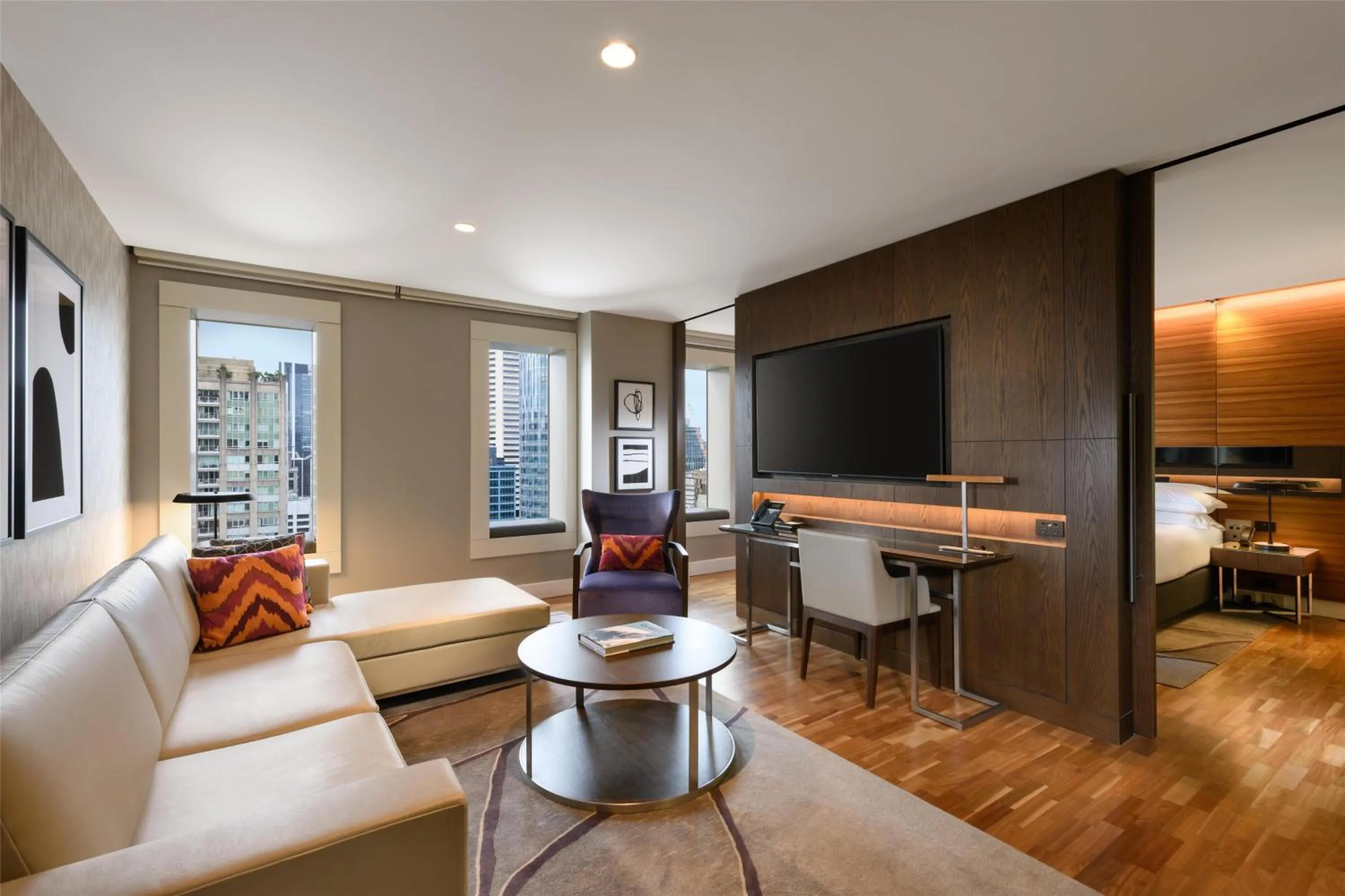 Living room in Hilton Sydney