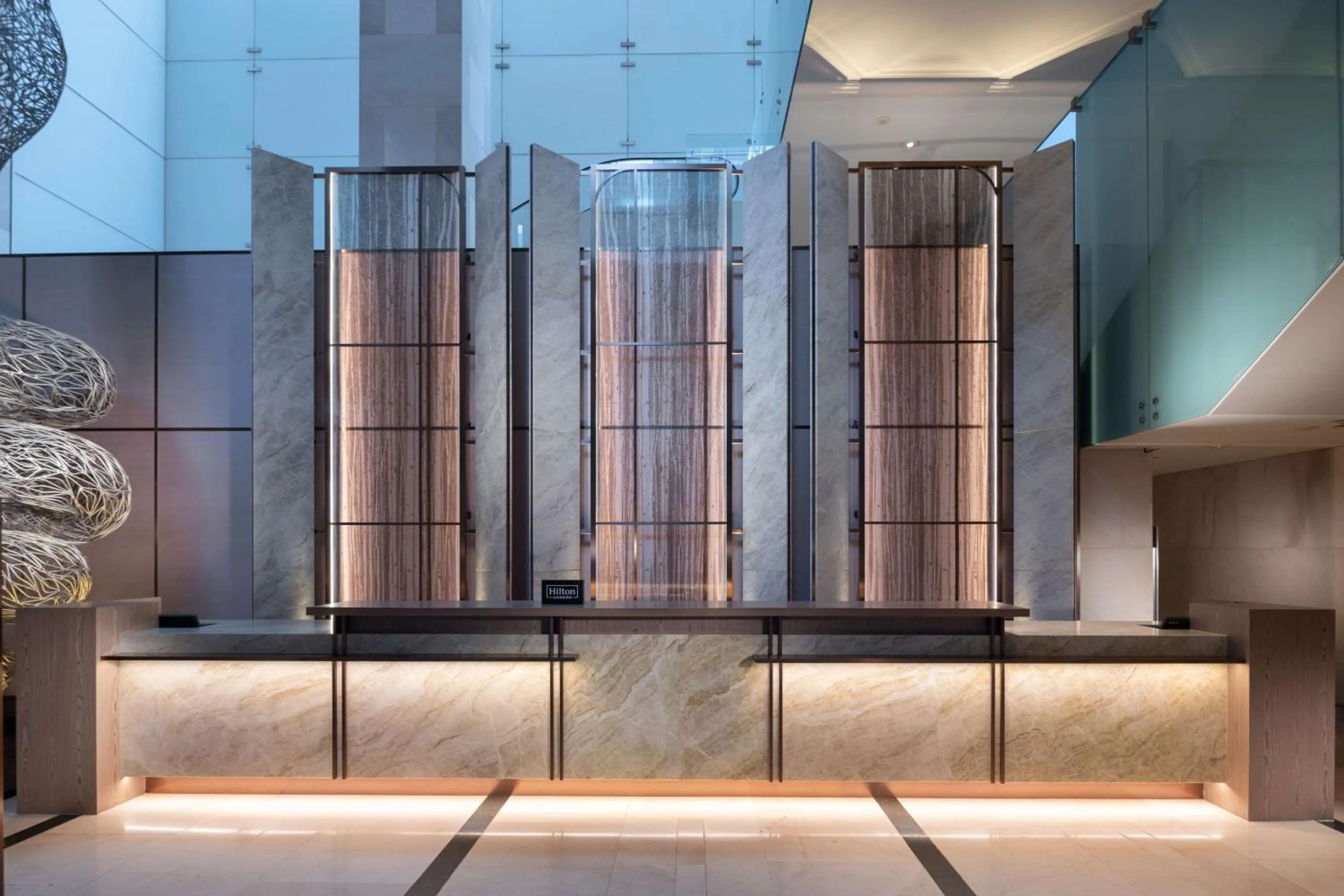 Lobby or reception in Hilton Sydney
