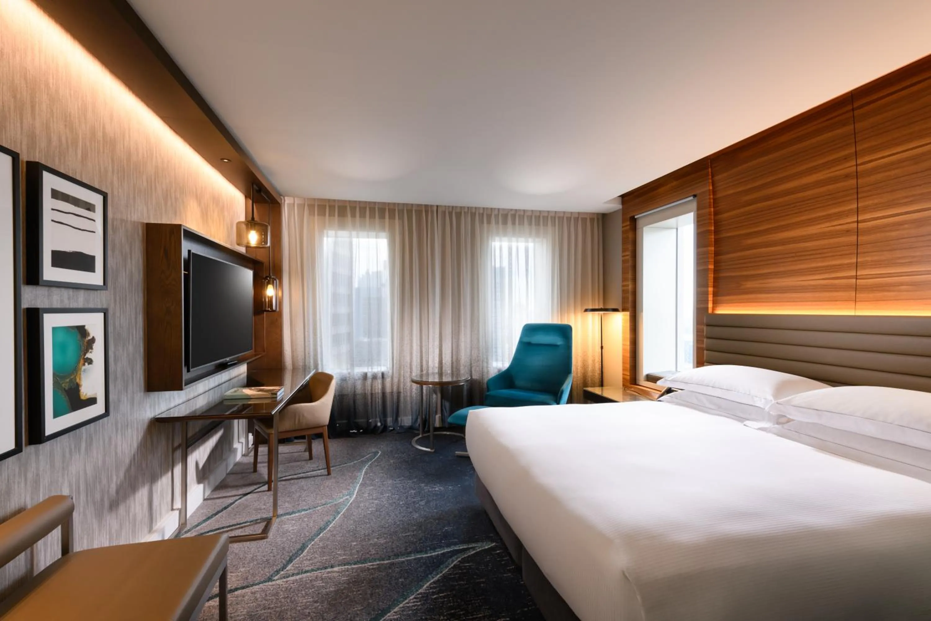 Bed in Hilton Sydney