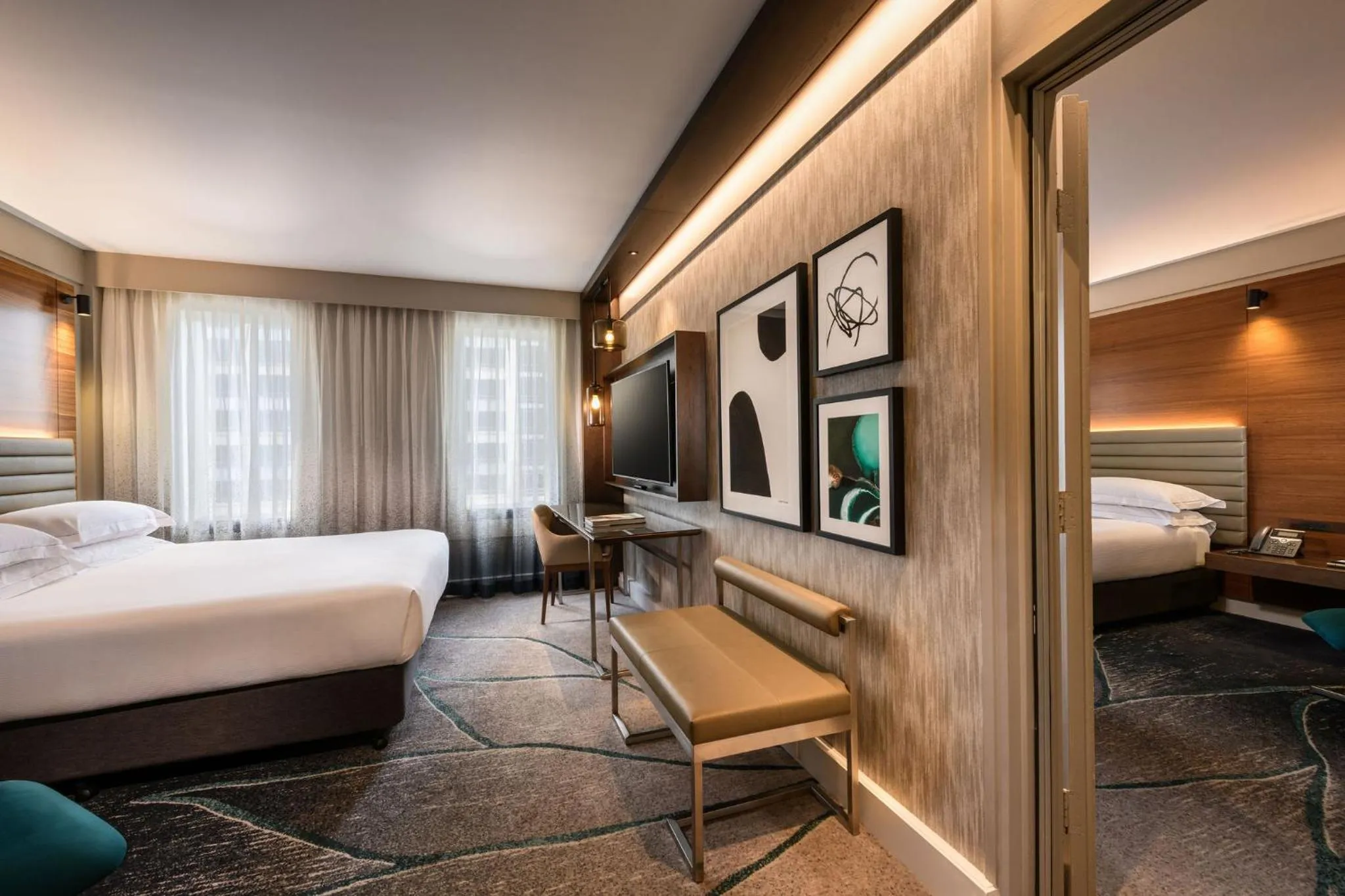 Bed in Hilton Sydney