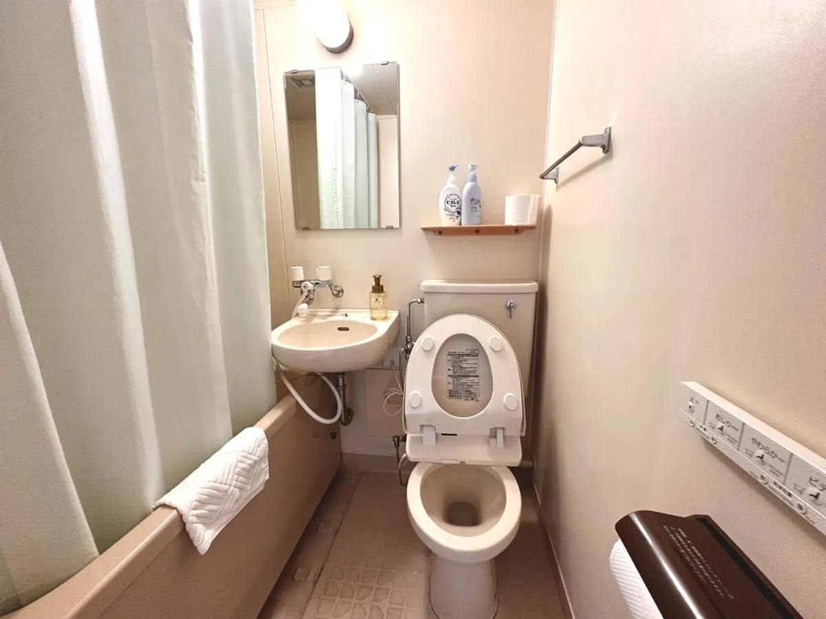 Shower in Tabist Tsukuba Sky Hotel