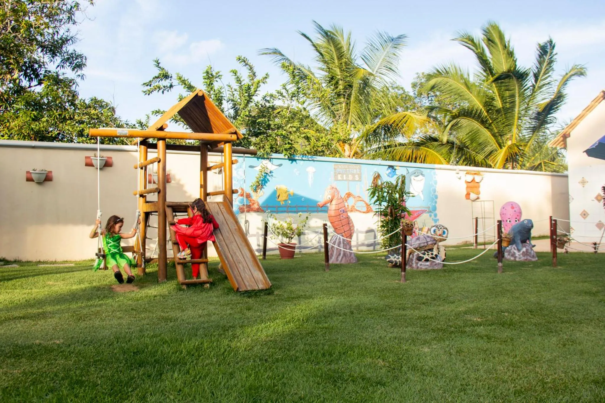 Children play ground in Pousada Polymar