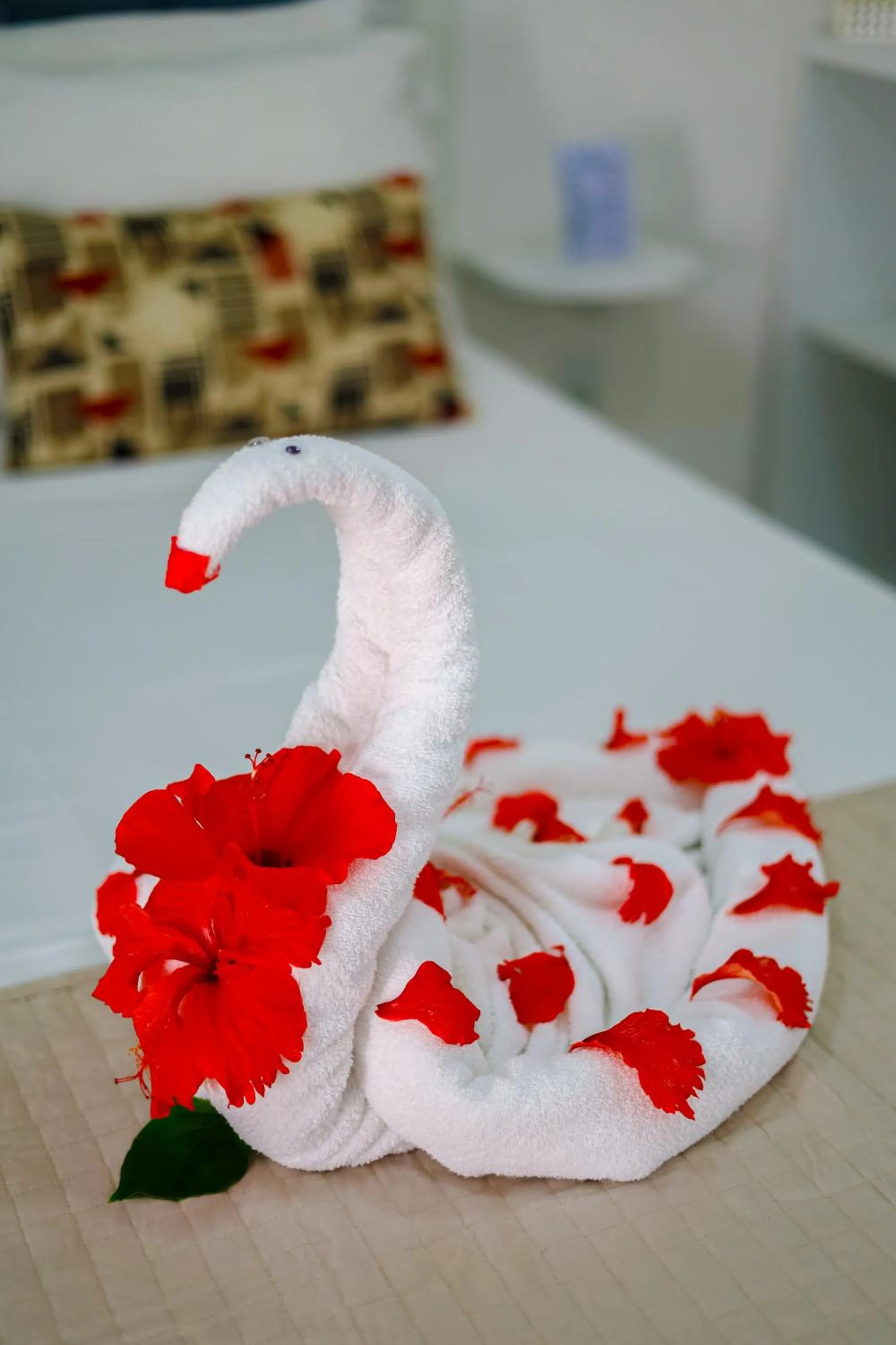 Bed in Pousada Polymar