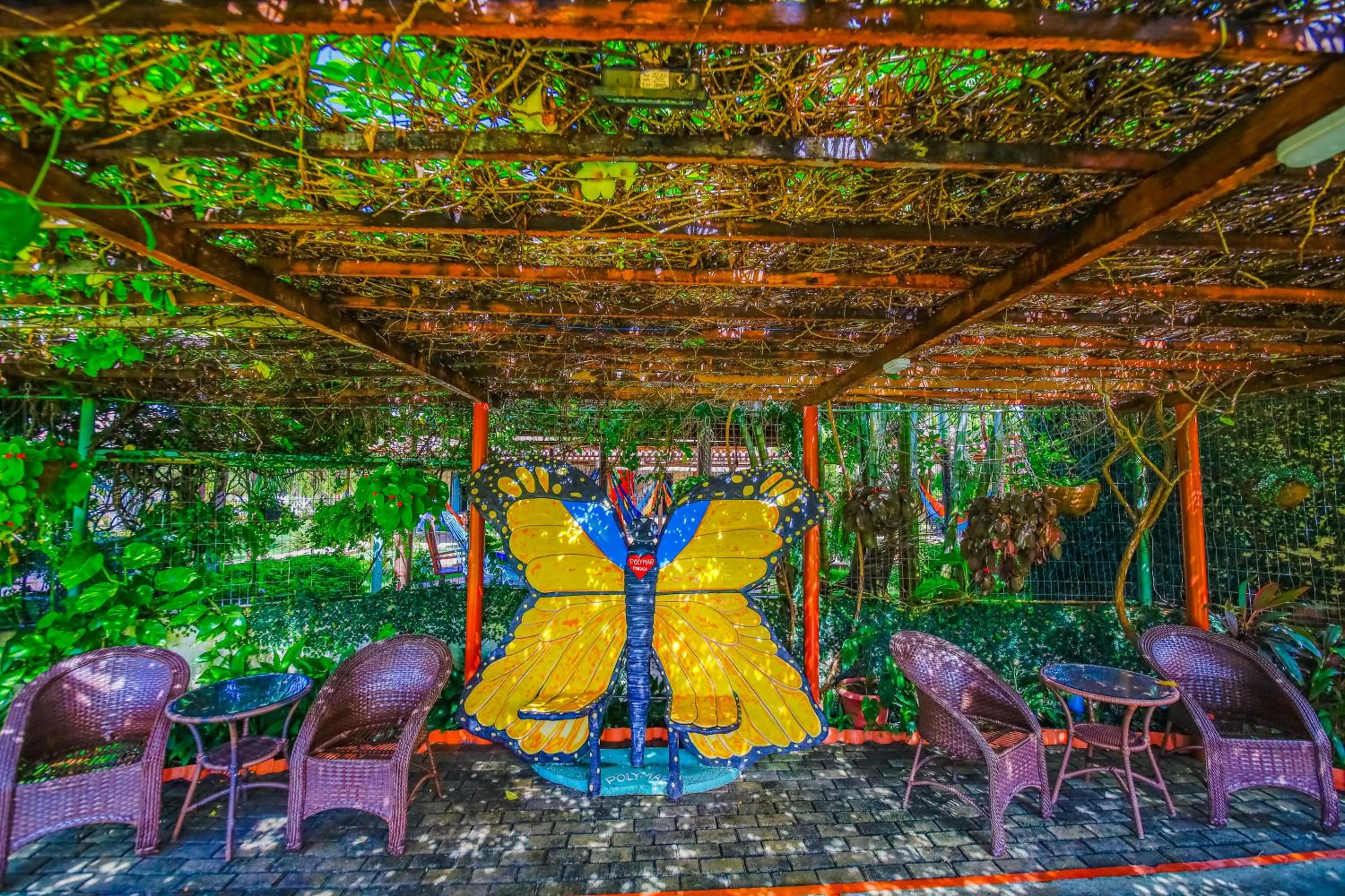 Garden in Pousada Polymar