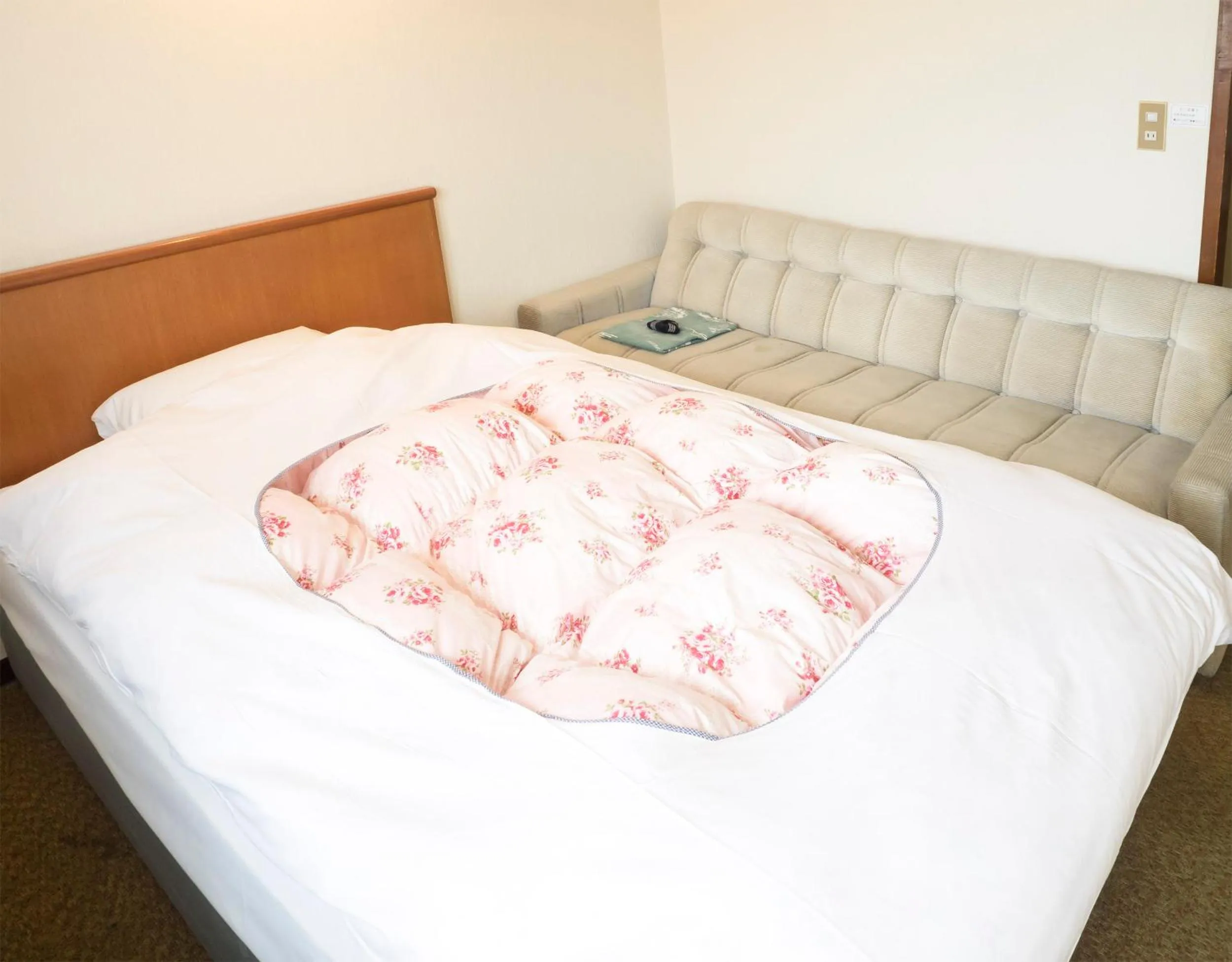 Photo of the whole room, Bed in Hikone Station Hotel