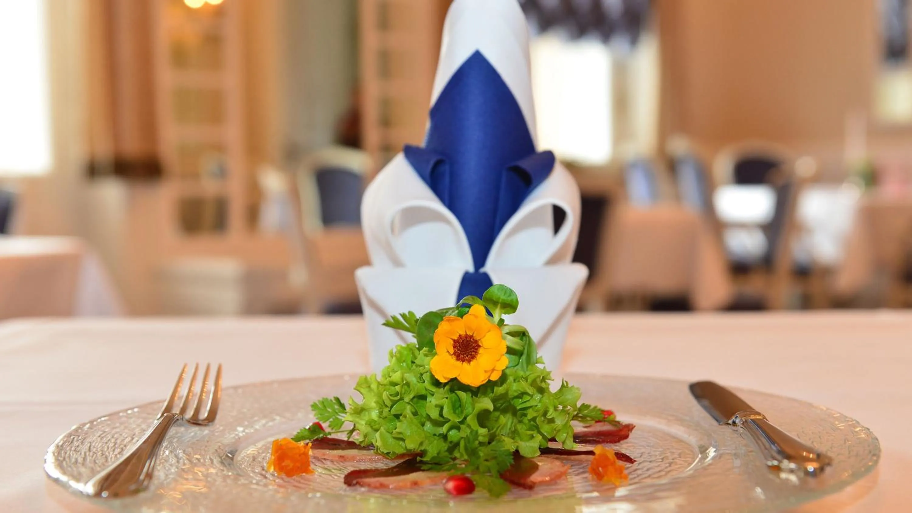 Restaurant/places to eat in Schloss Hotel Wolfsbrunnen