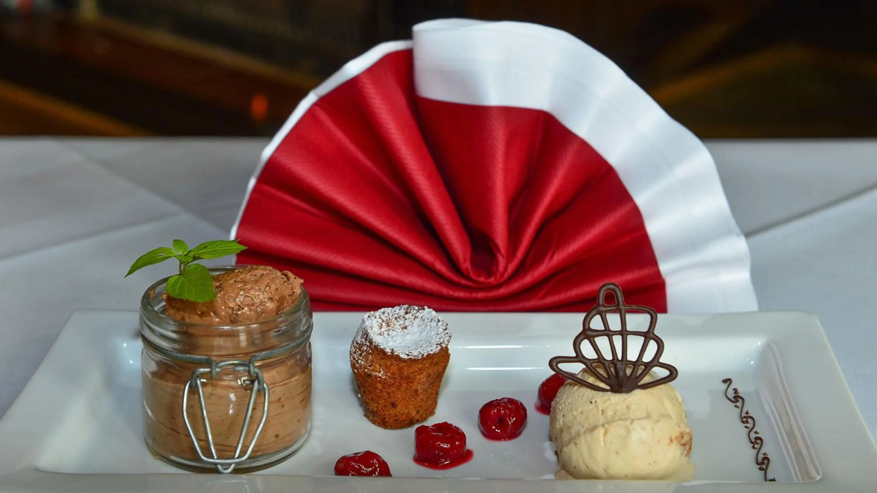 Food close-up in Schloss Hotel Wolfsbrunnen