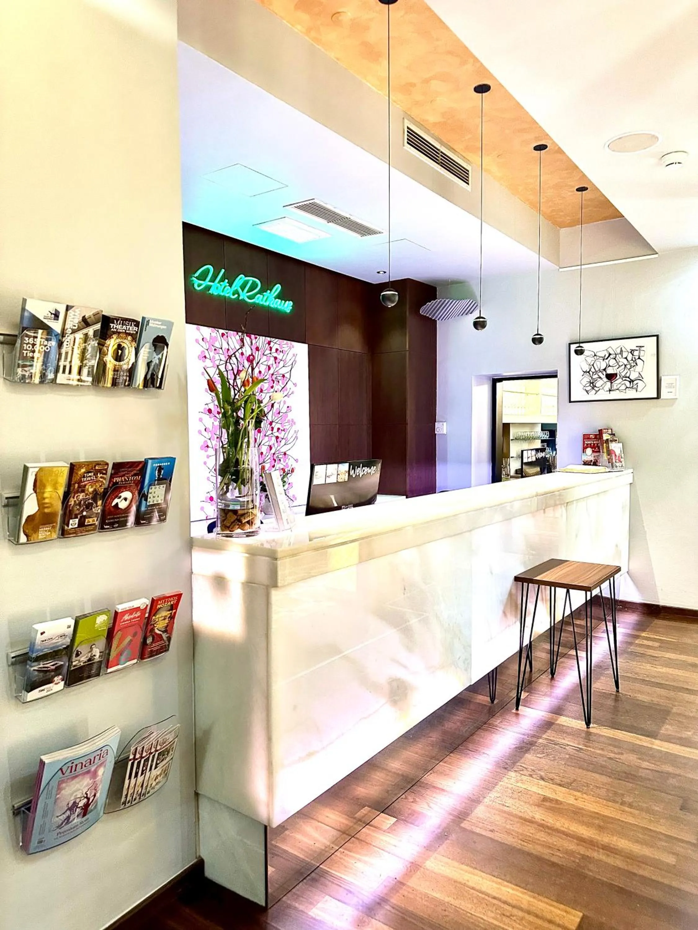 Lobby or reception in Hotel Rathaus - Wein & Design