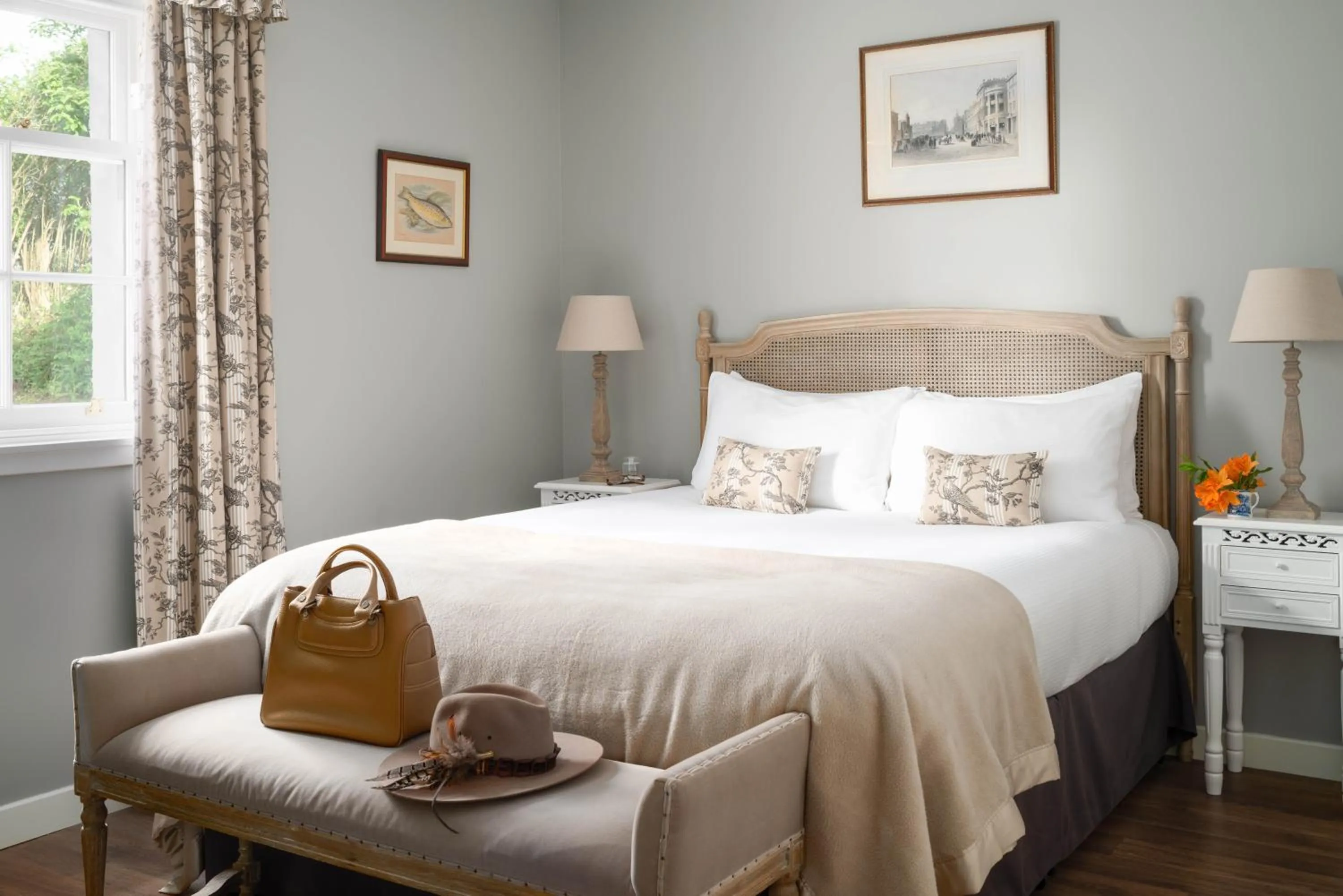 Decorative detail, Bed in Meikleour Arms Hotel & Restaurant