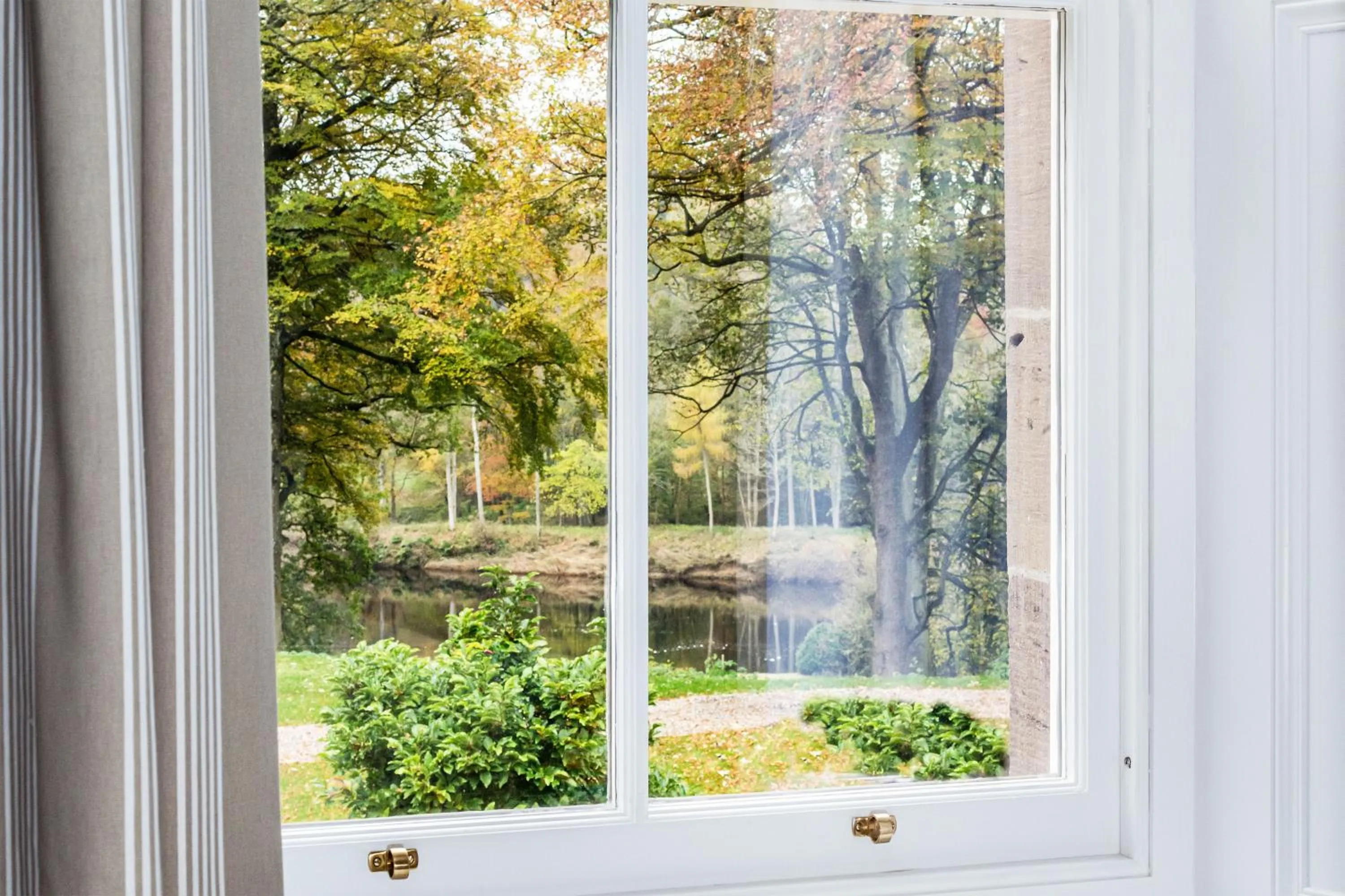 River view in Meikleour Arms Hotel & Restaurant