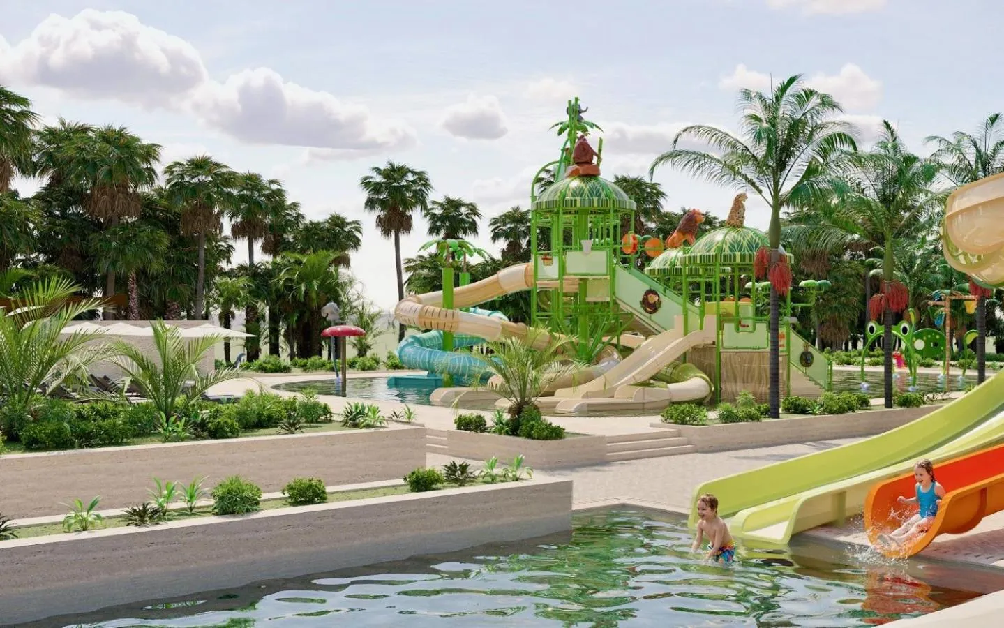 Aqua park in Adenya Hotel & Resort Halal All Inclusive
