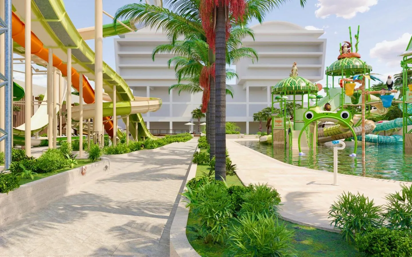 Aqua park in Adenya Hotel & Resort Halal All Inclusive