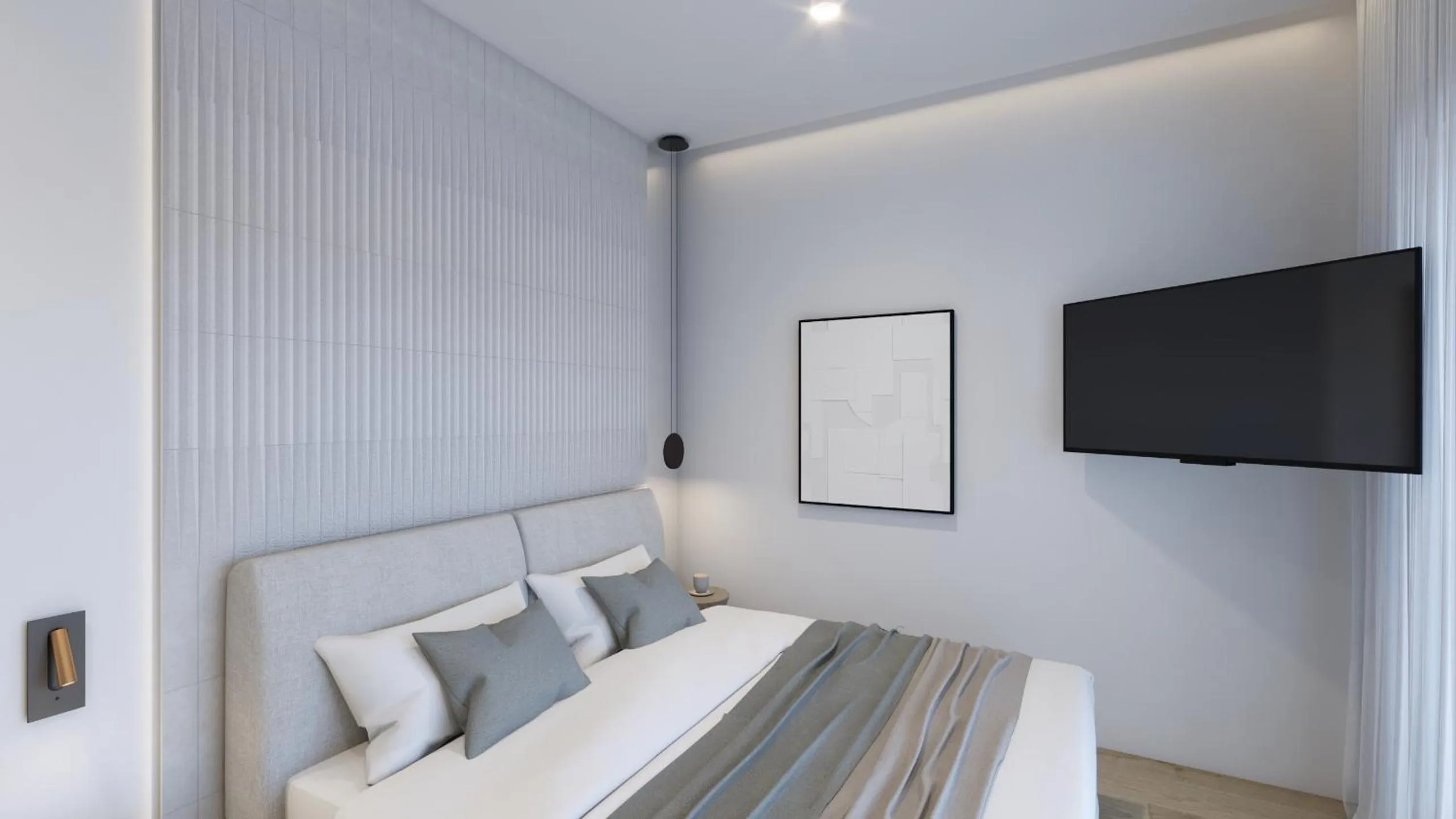 Bed in Anemolia Parga Suites