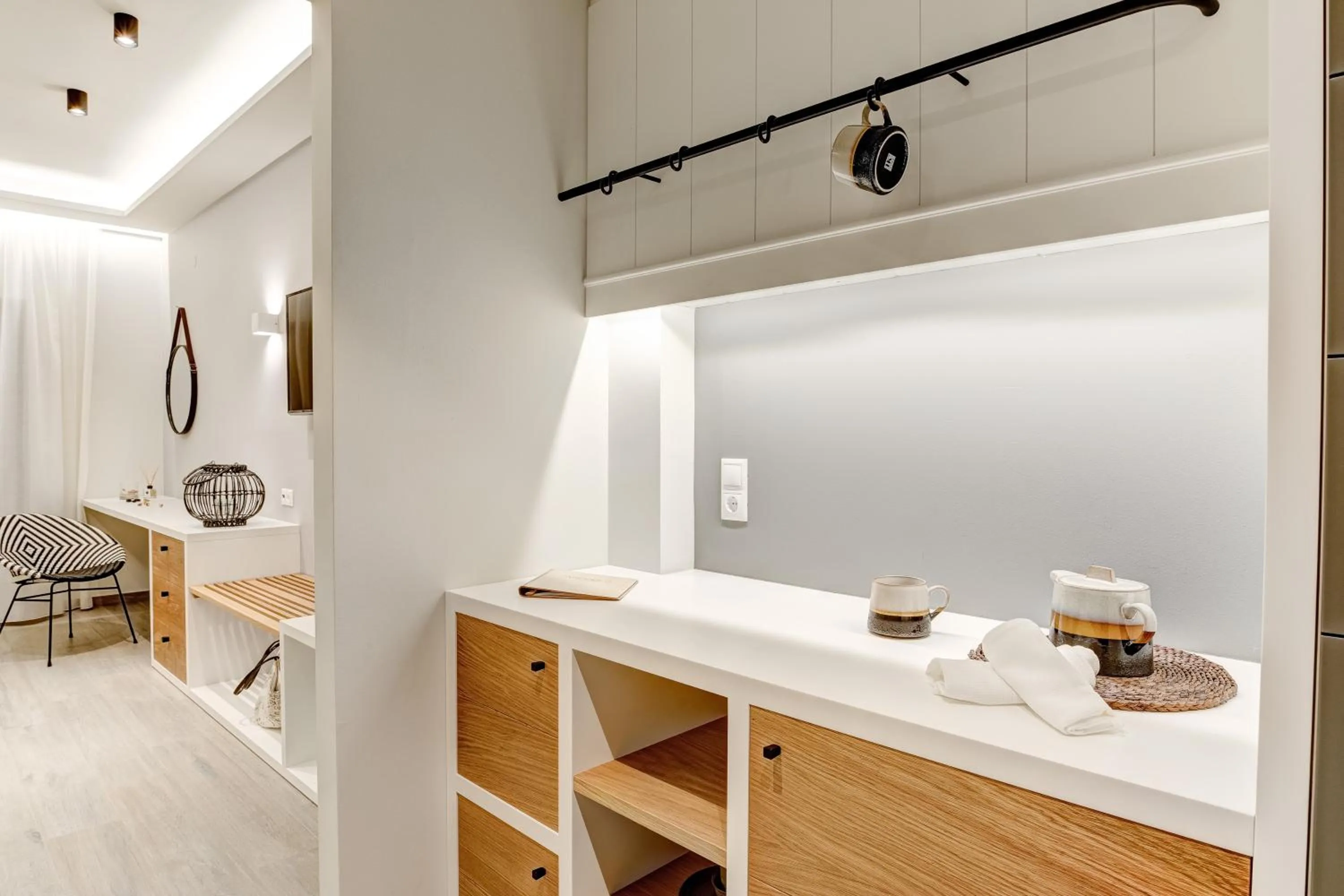 Bed in Anemolia Parga Suites